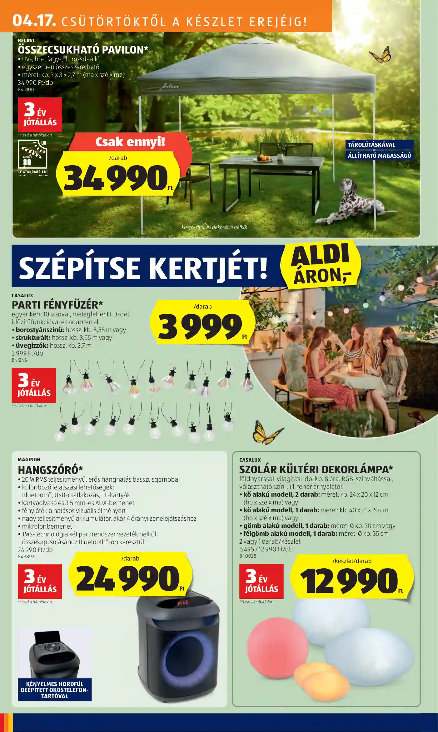 Aldi akciós újság 16. hét (19 oldal)