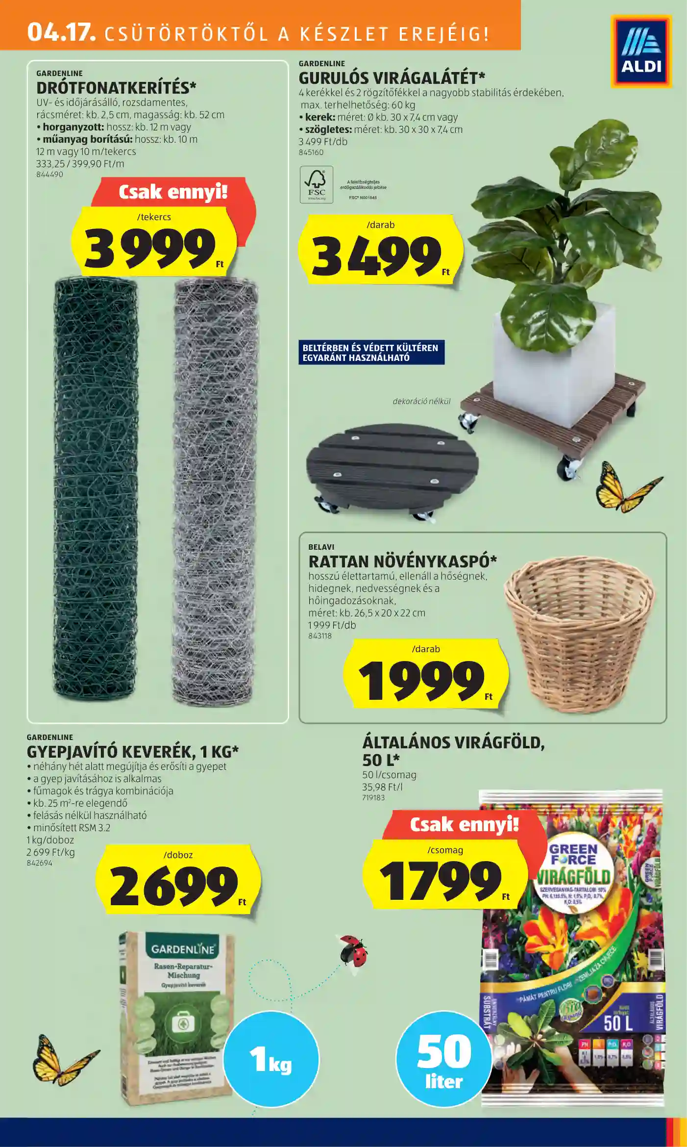 Aldi akciós újság 16. hét (20 oldal)