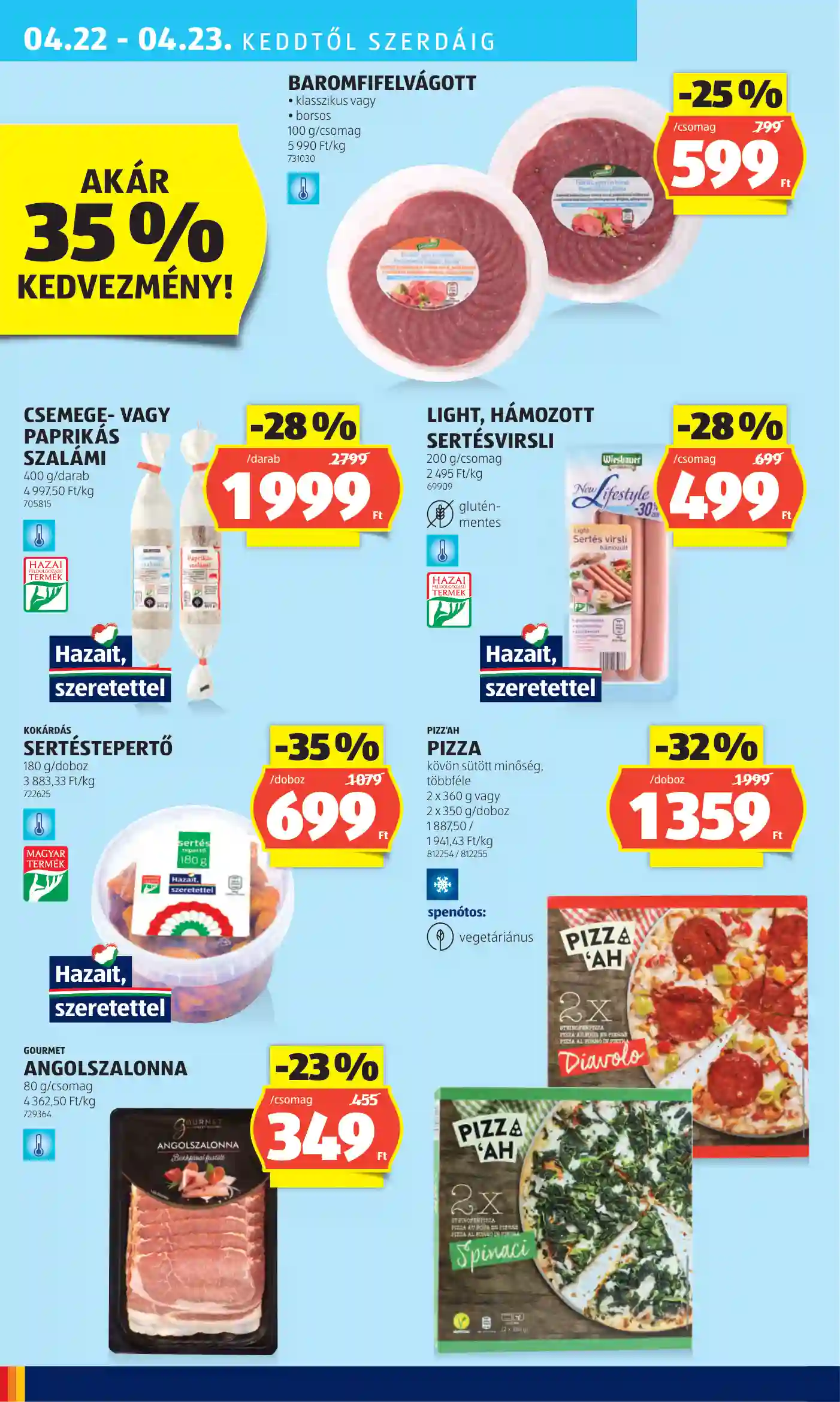 Aldi akciós újság 16. hét (23 oldal)