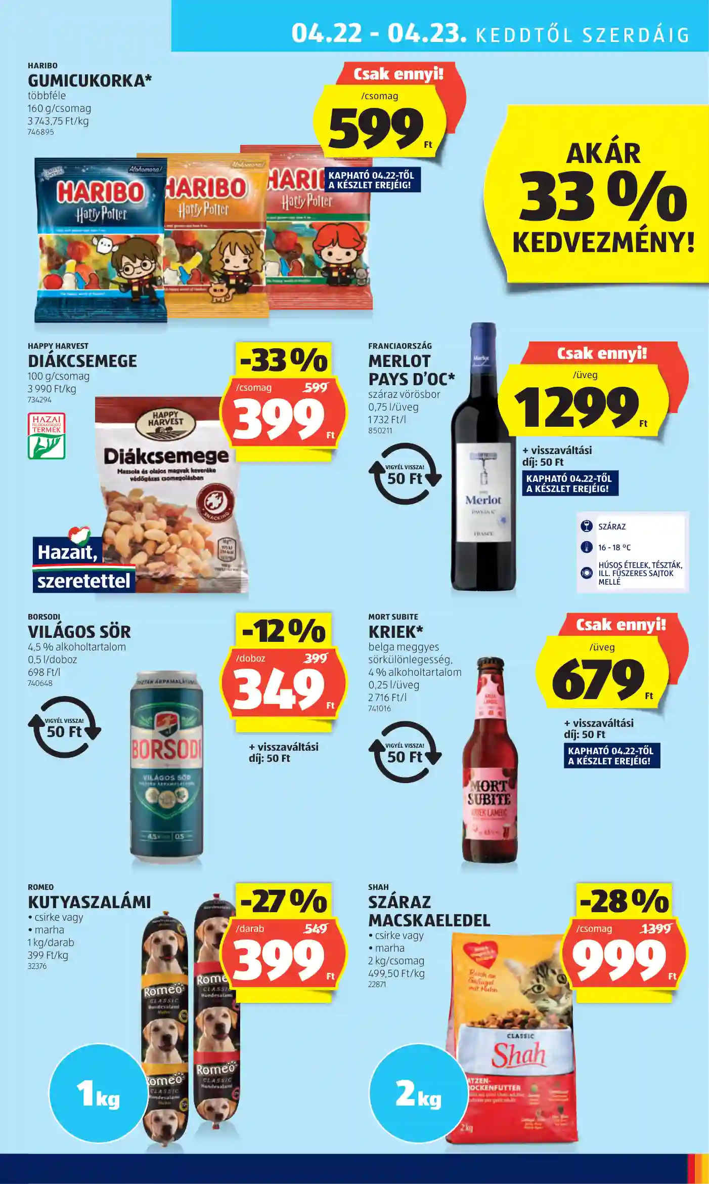 Aldi akciós újság 16. hét (27 oldal)