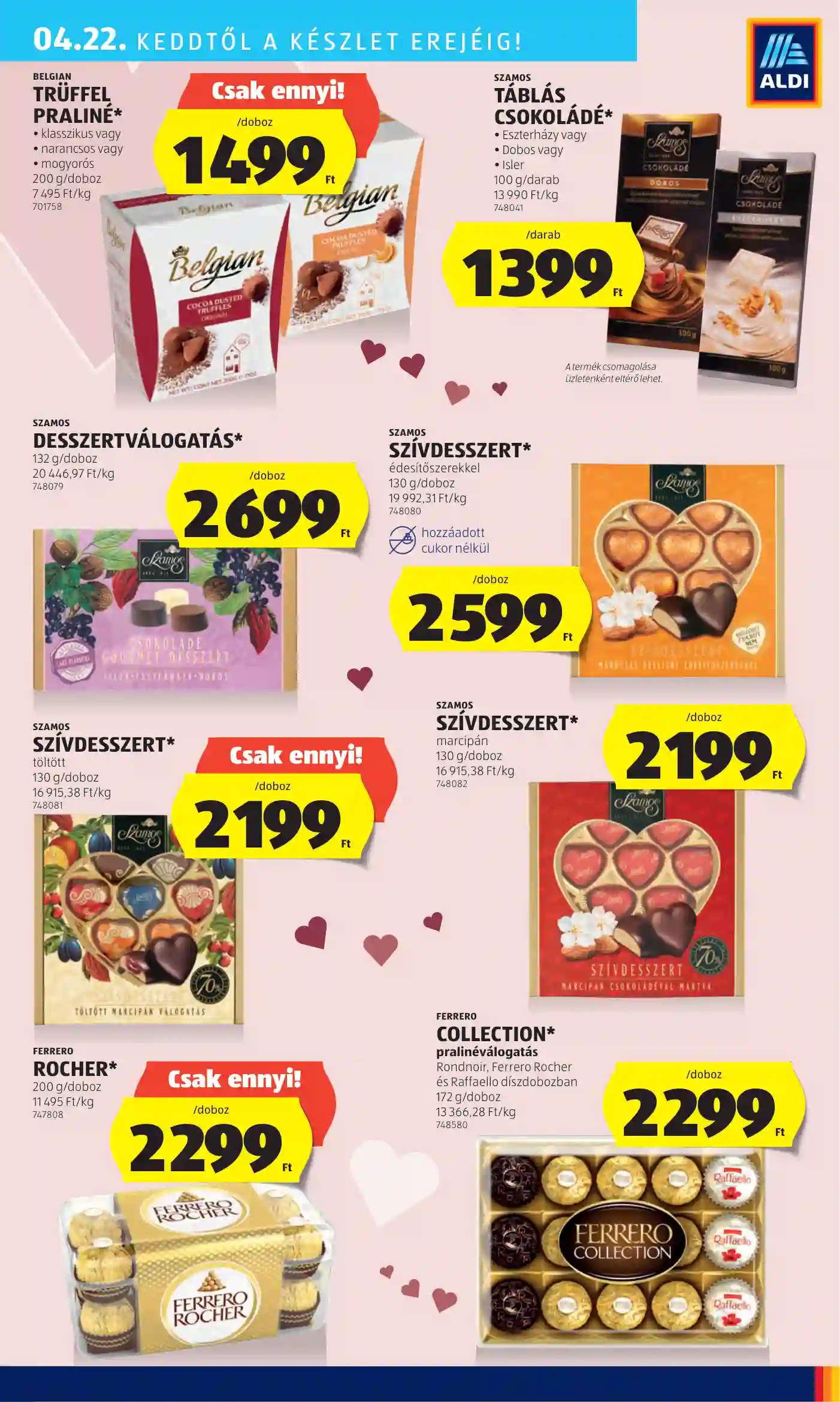 Aldi akciós újság 16. hét (29 oldal)