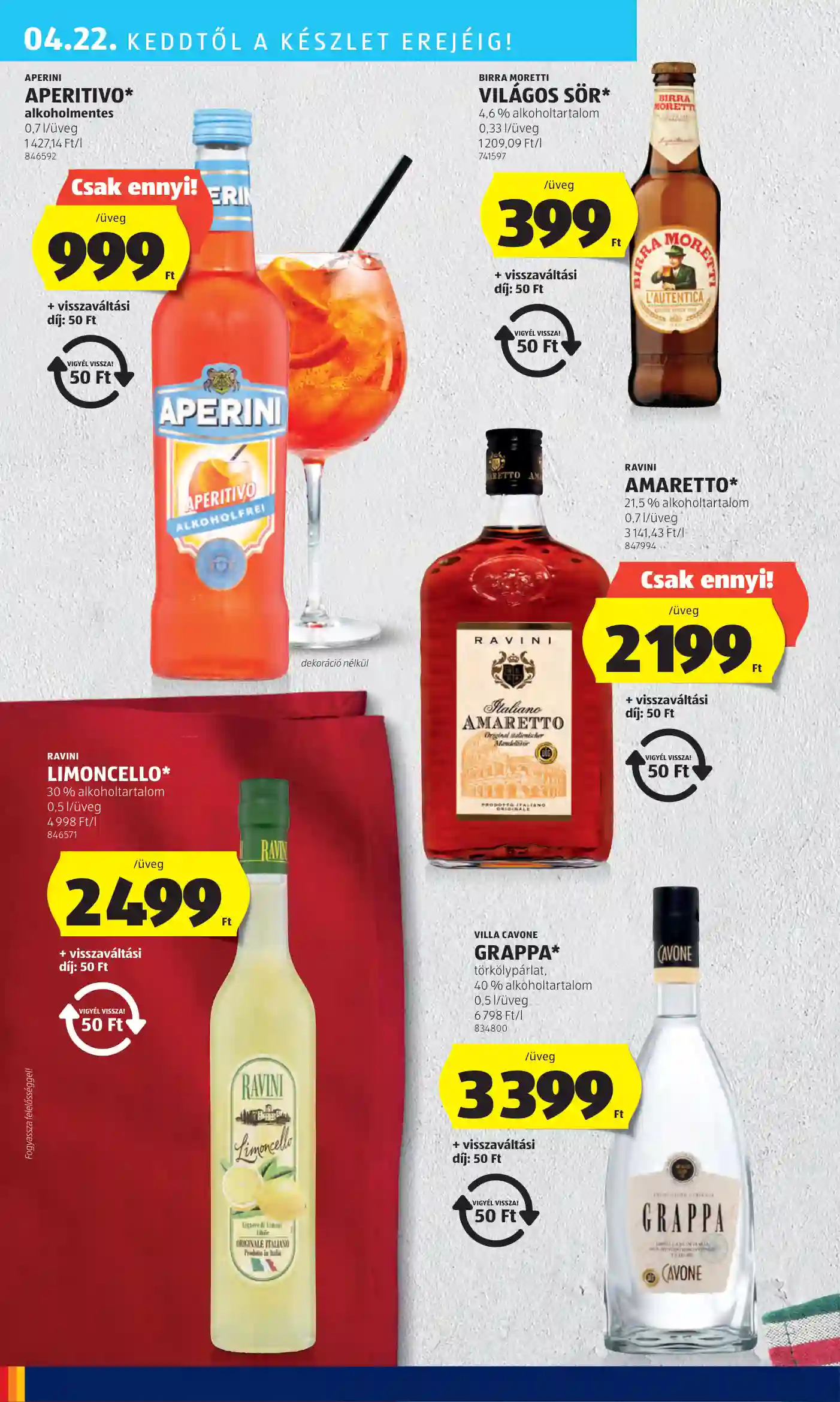 Aldi akciós újság 16. hét (34 oldal)