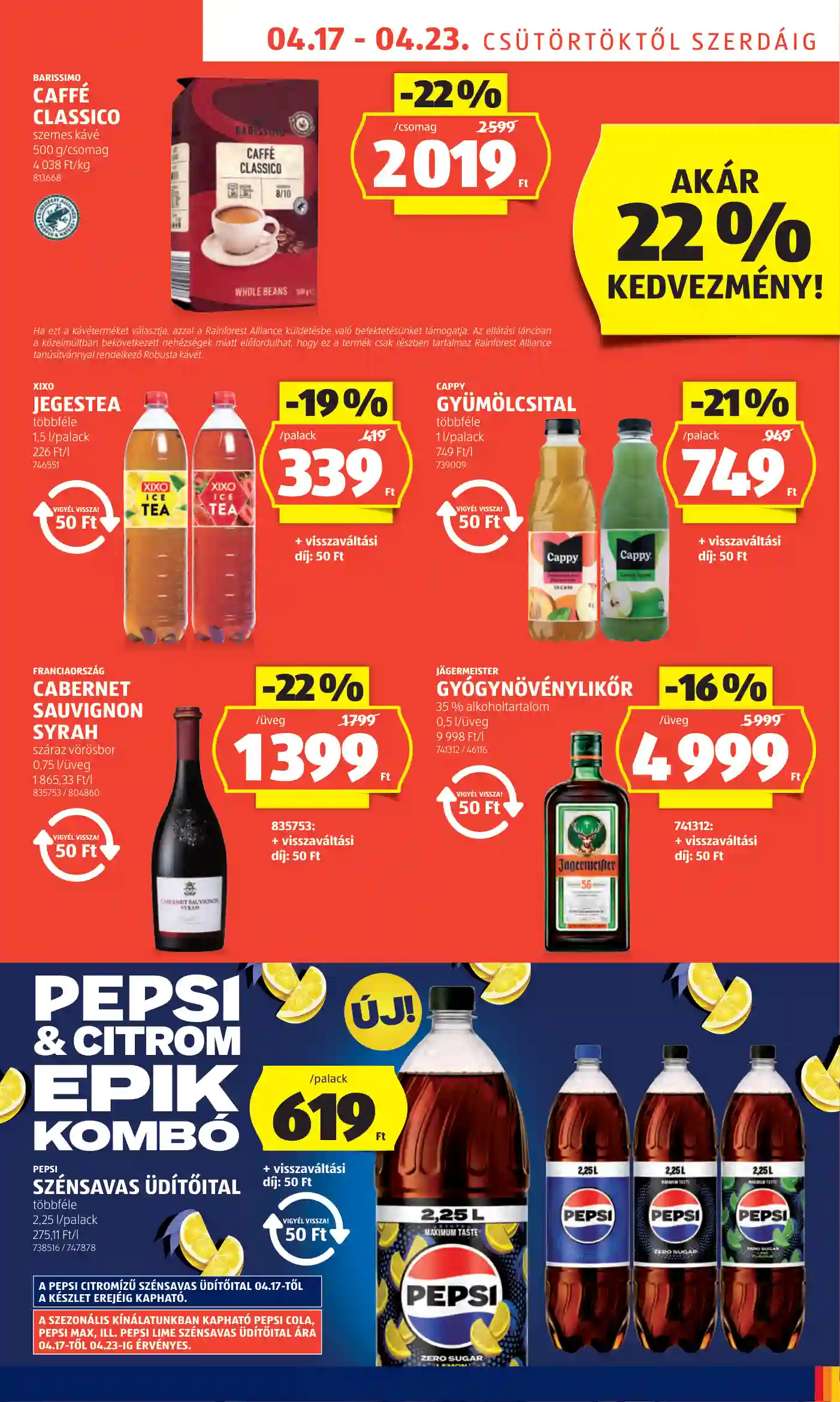 Aldi akciós újság 16. hét (35 oldal)