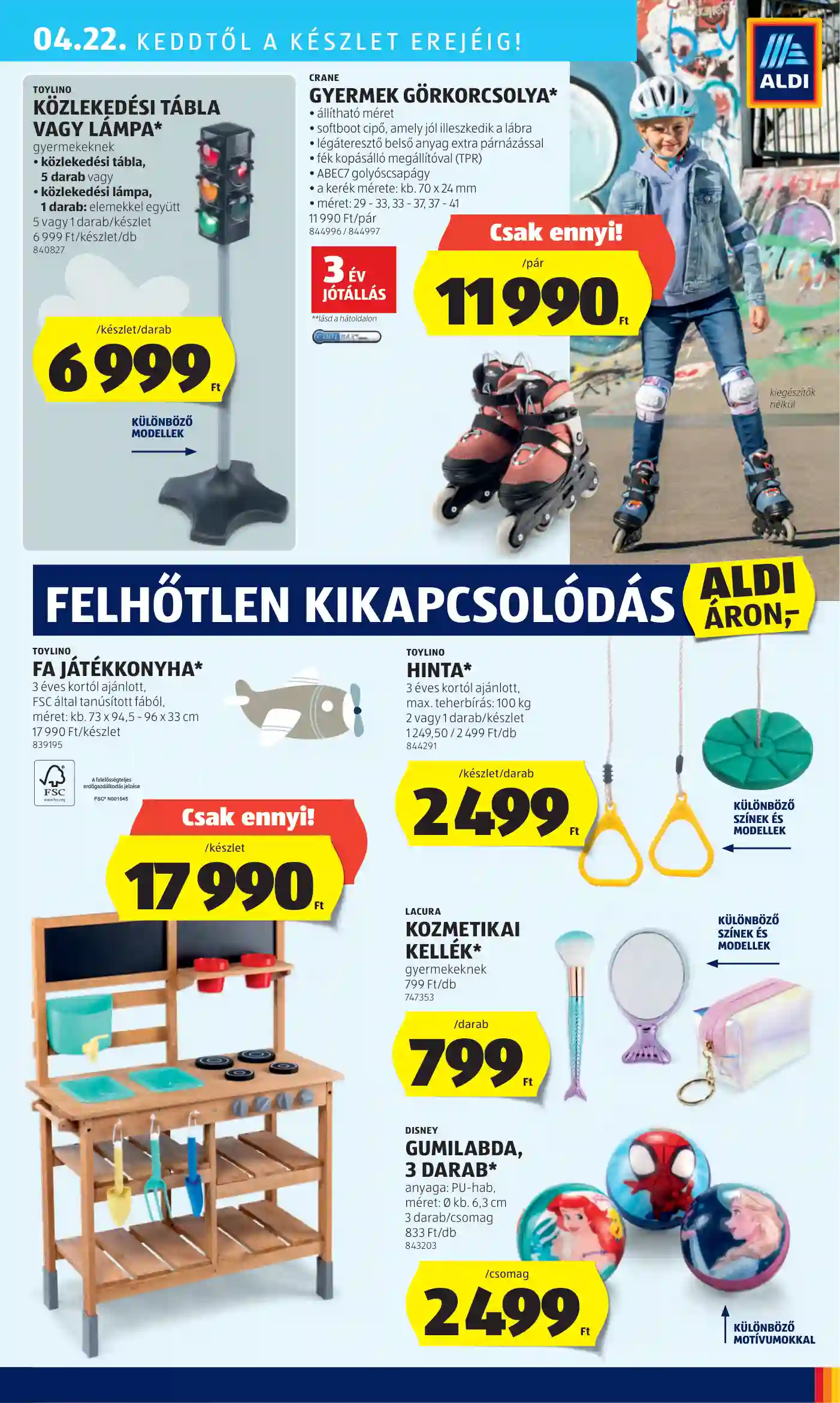 Aldi akciós újság 16. hét (38 oldal)
