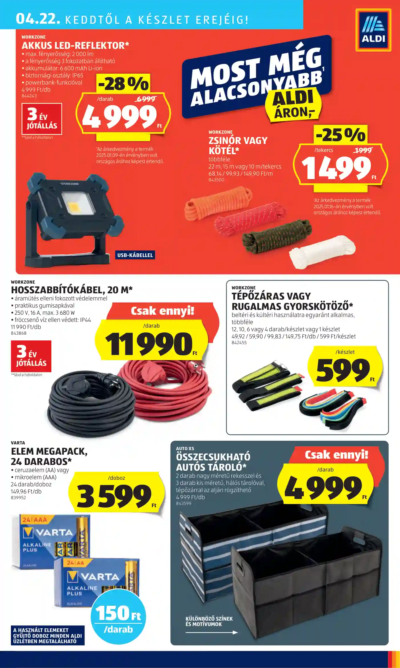 Aldi akciós újság 16. hét (40 oldal)