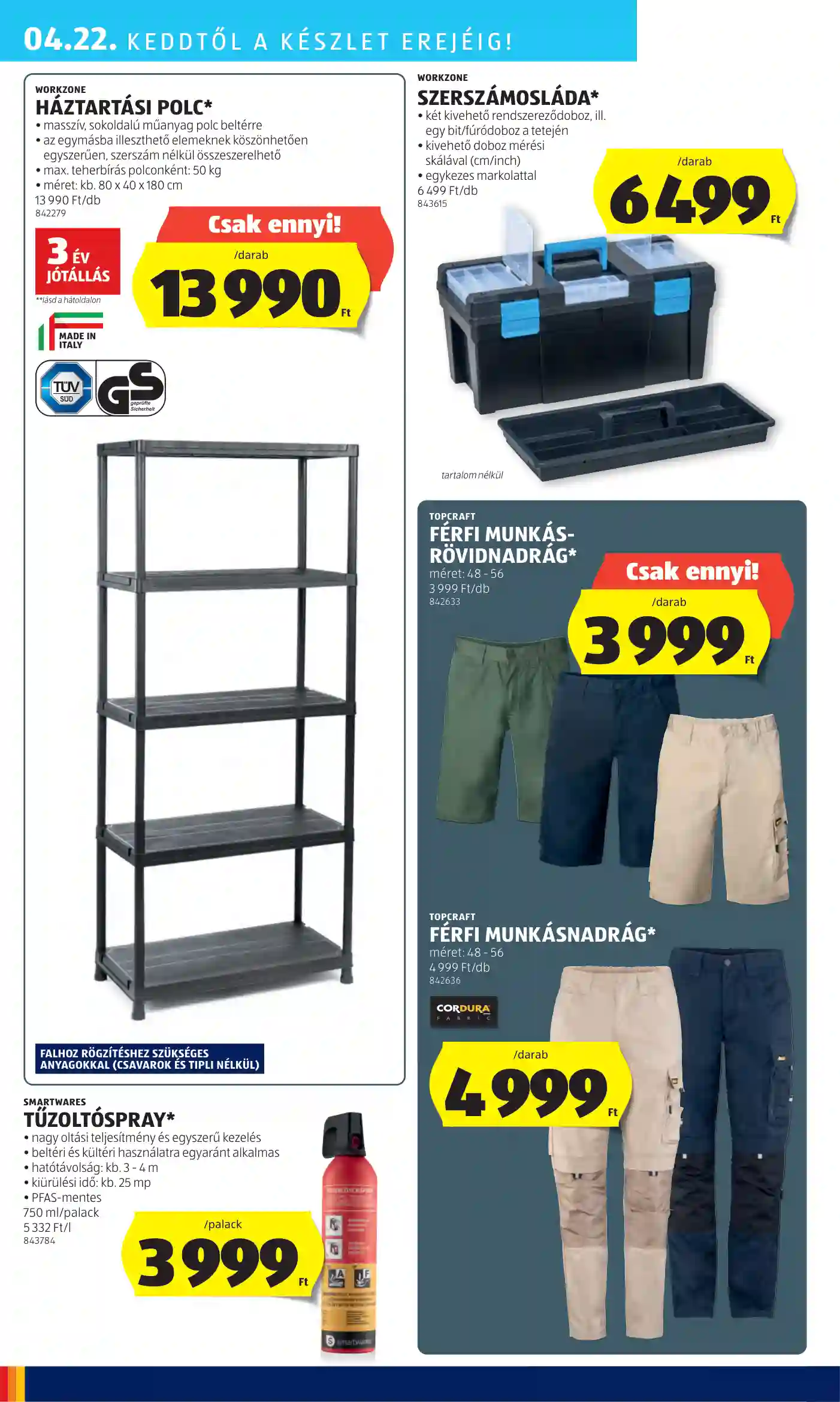 Aldi akciós újság 16. hét (41 oldal)