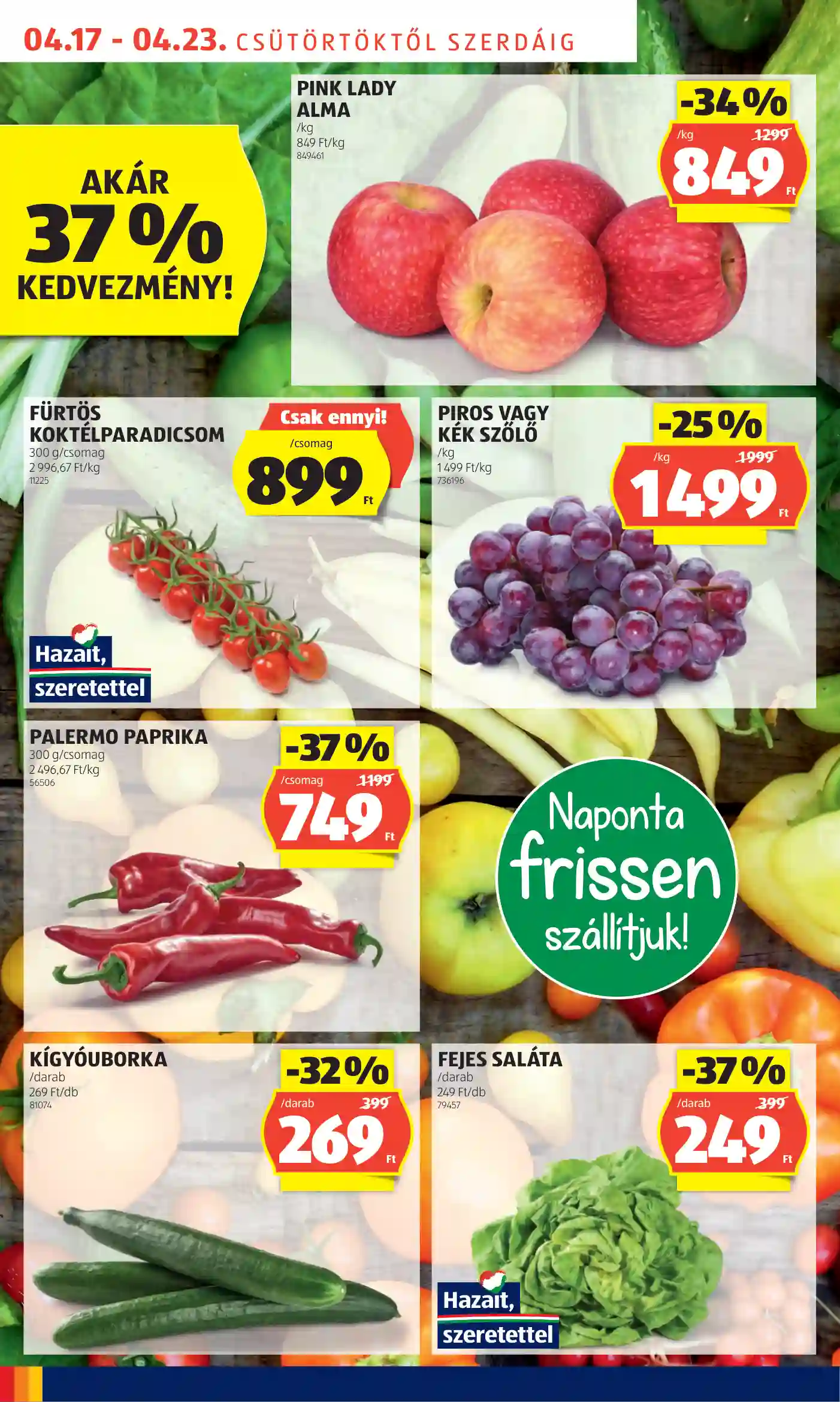 Aldi akciós újság 16. hét (46 oldal)