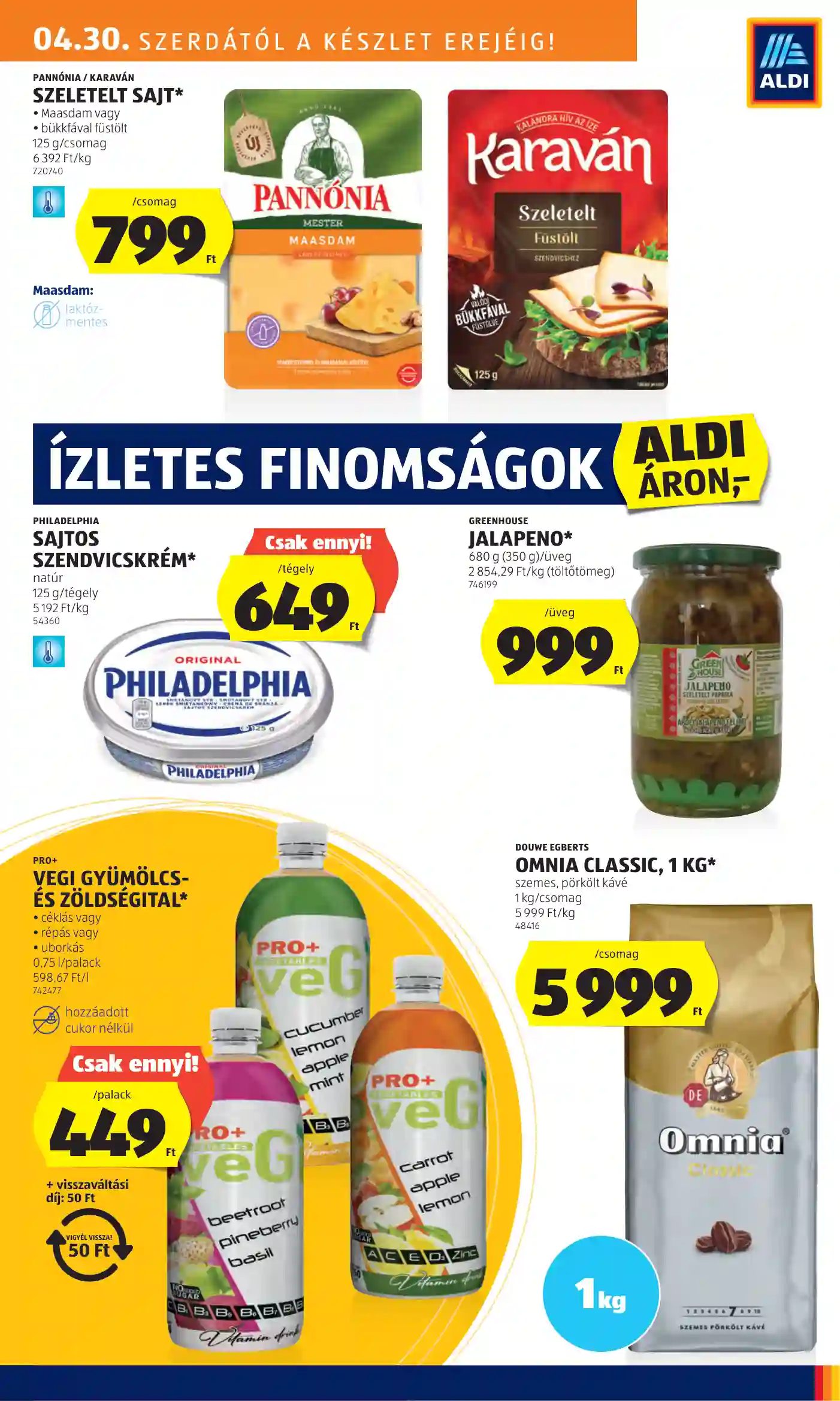 Aldi akciós újság 18. hét (3 oldal)