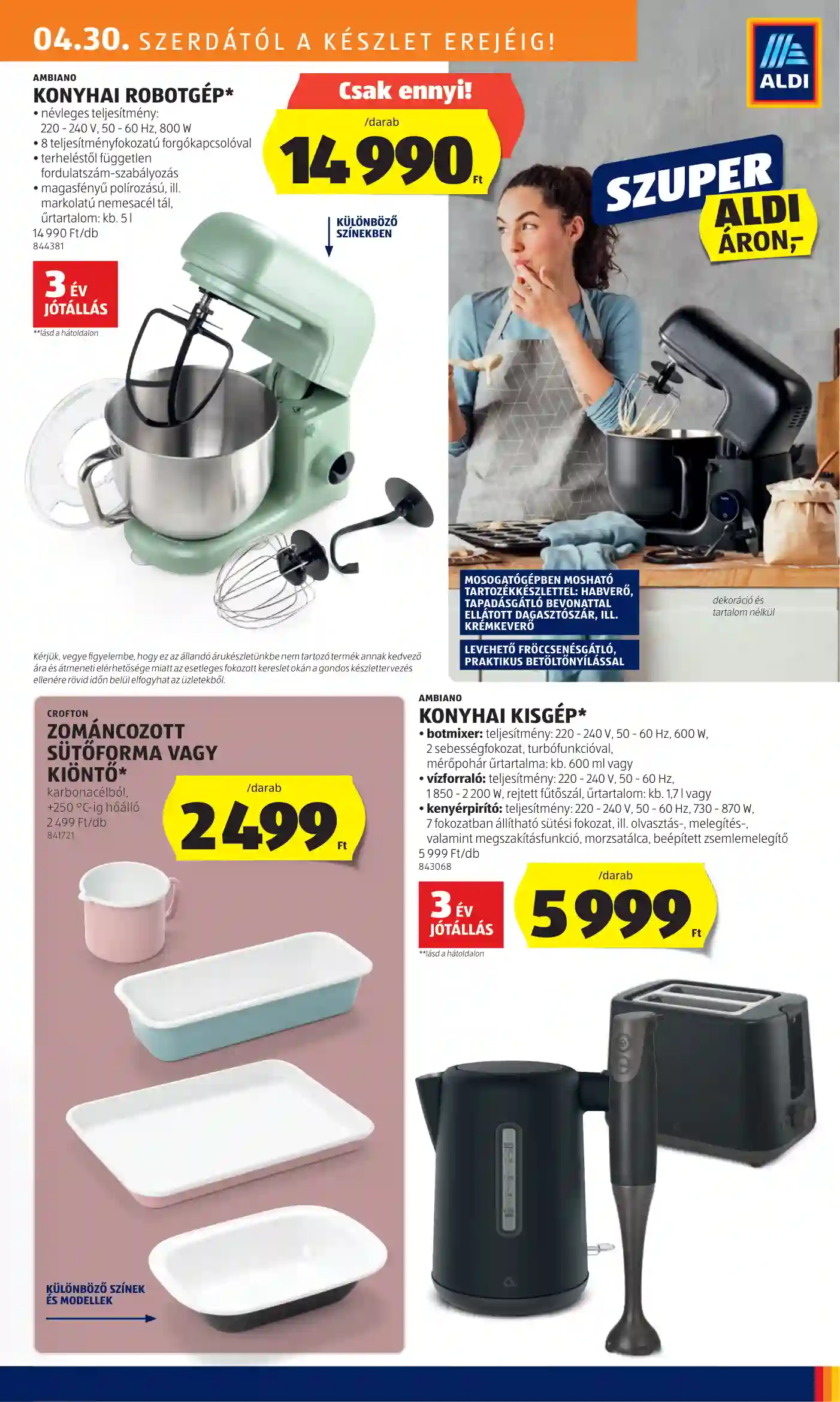 Aldi akciós újság 18. hét (5 oldal)