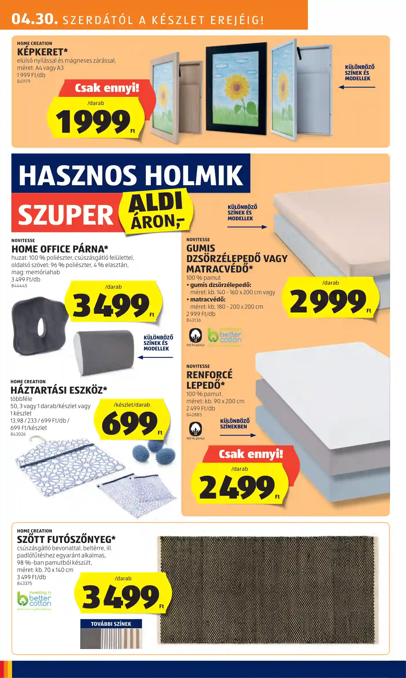 Aldi akciós újság 18. hét (6 oldal)