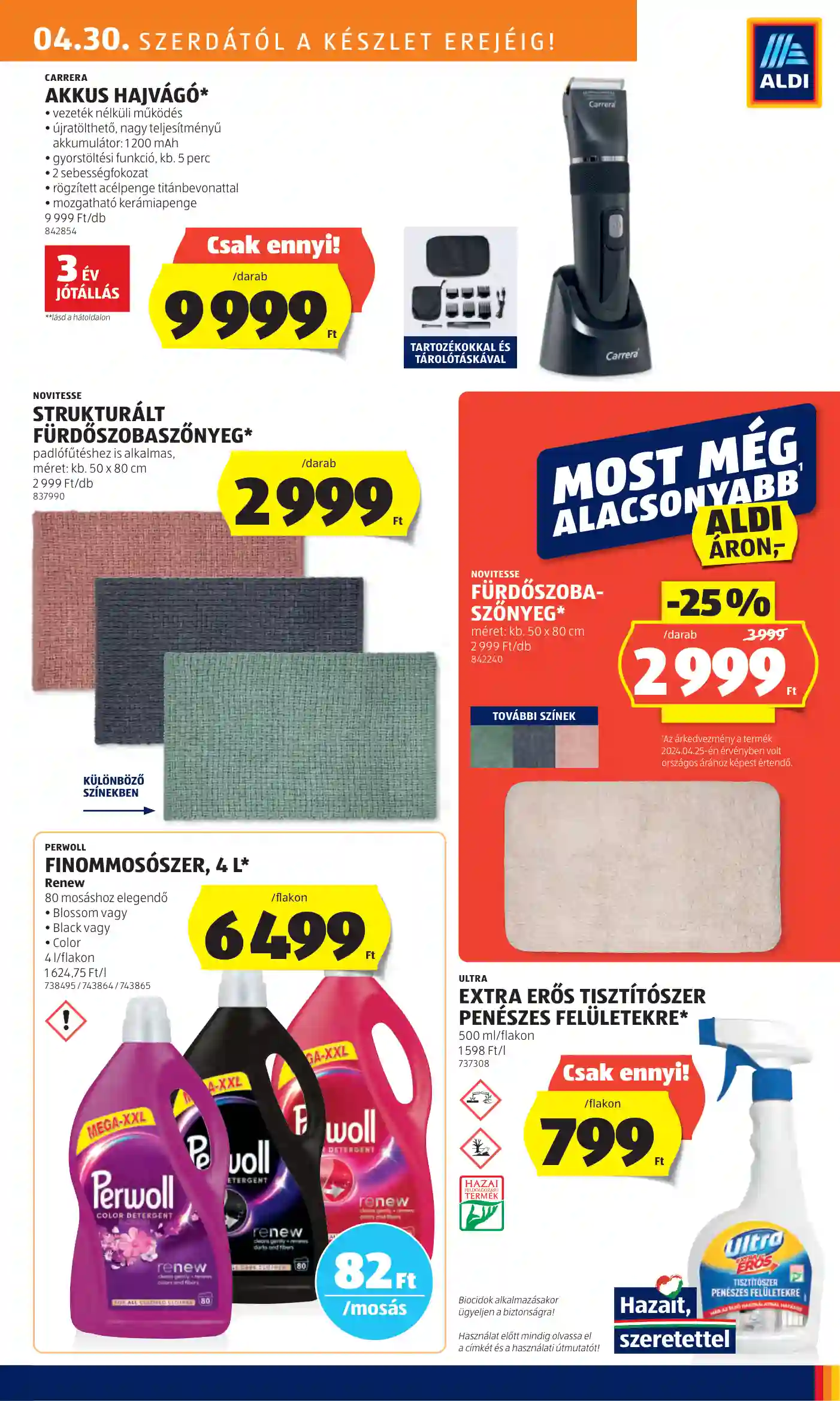 Aldi akciós újság 18. hét (7 oldal)
