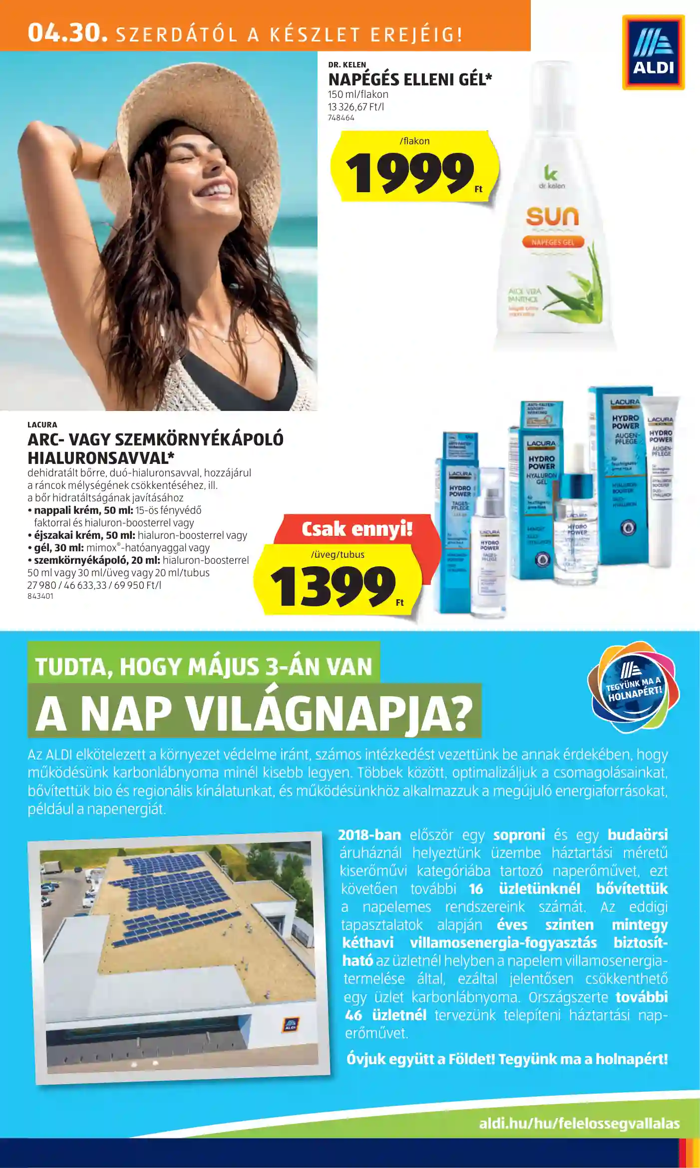 Aldi akciós újság 18. hét (9 oldal)