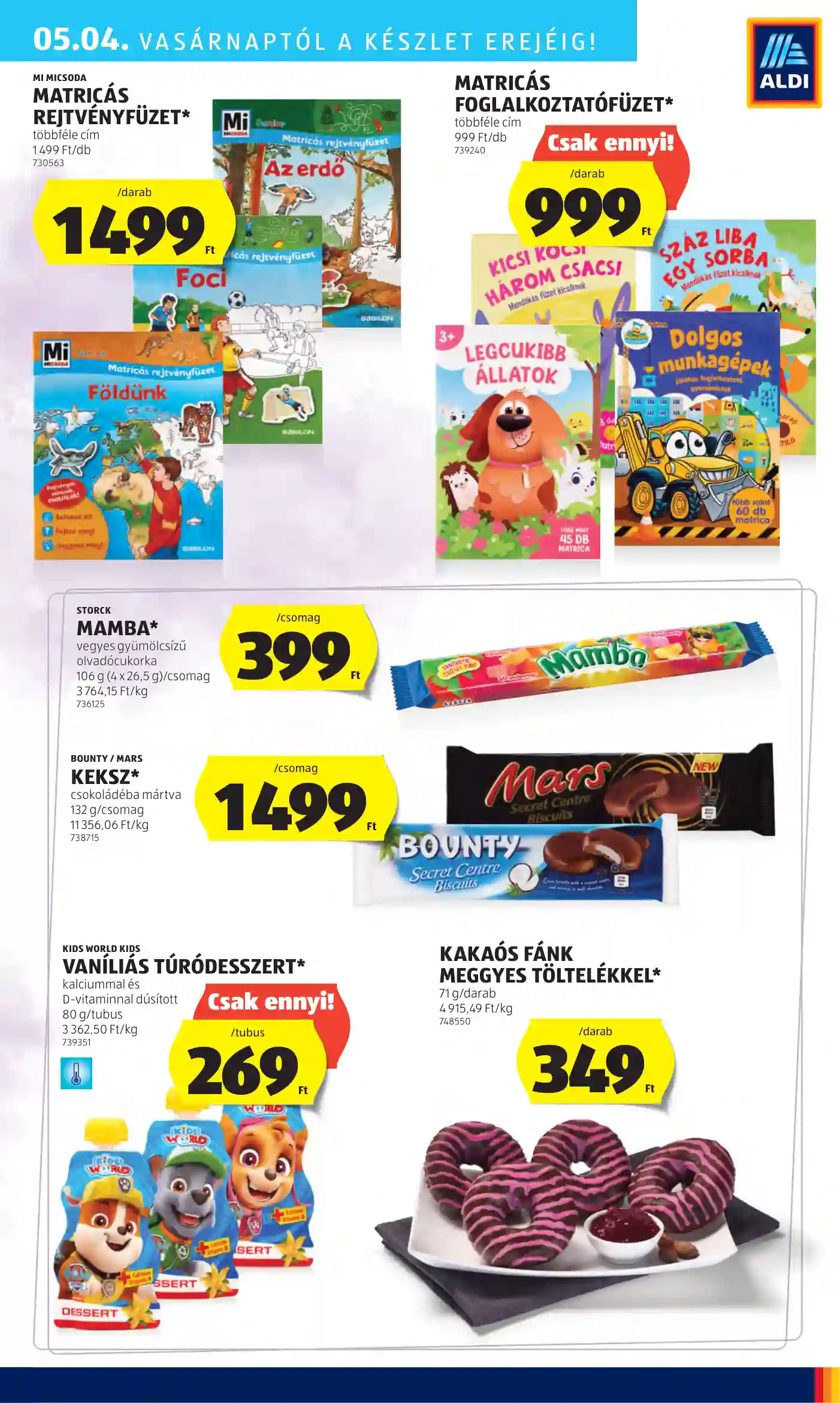 Aldi akciós újság 18. hét (31 oldal)