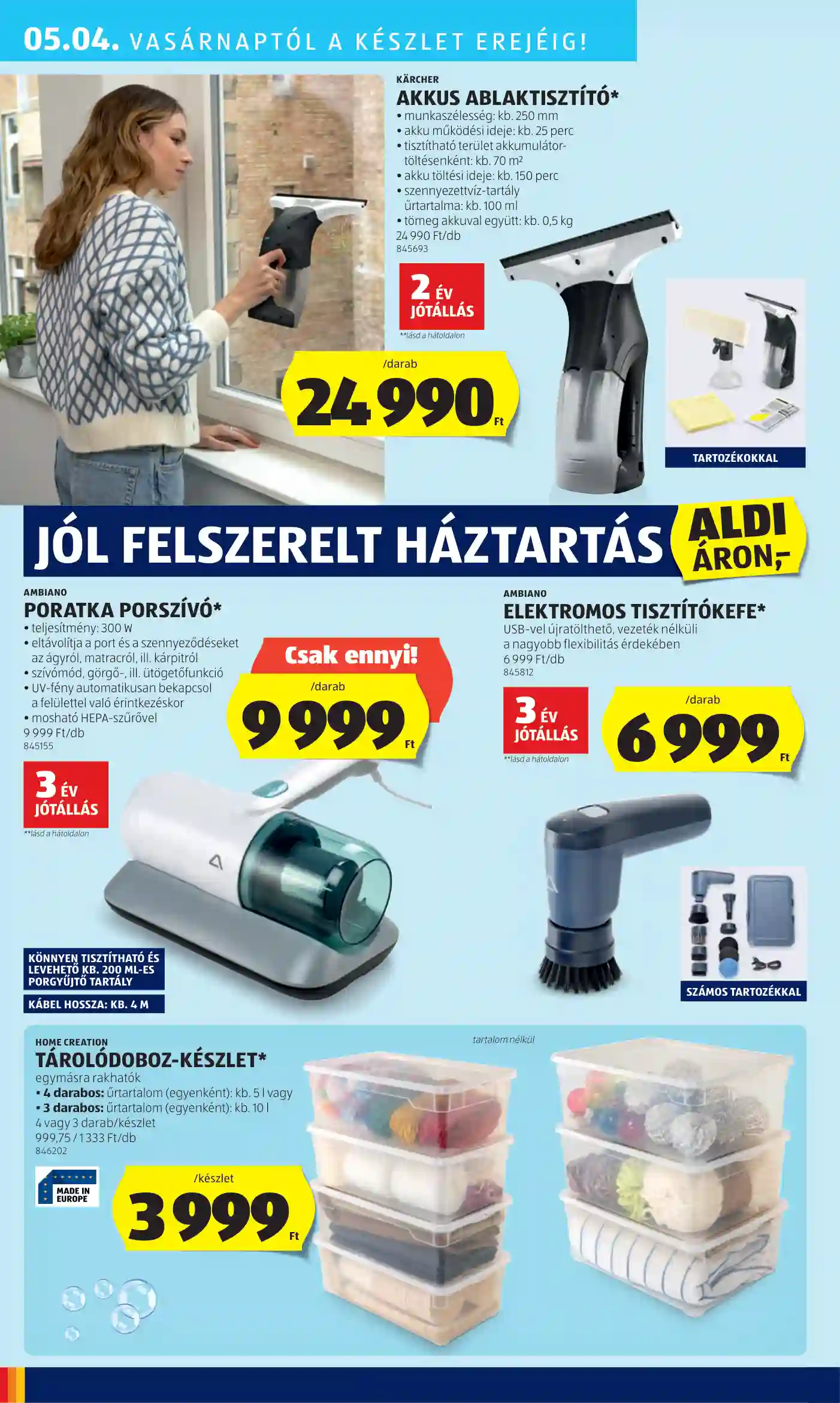 Aldi akciós újság 18. hét (32 oldal)