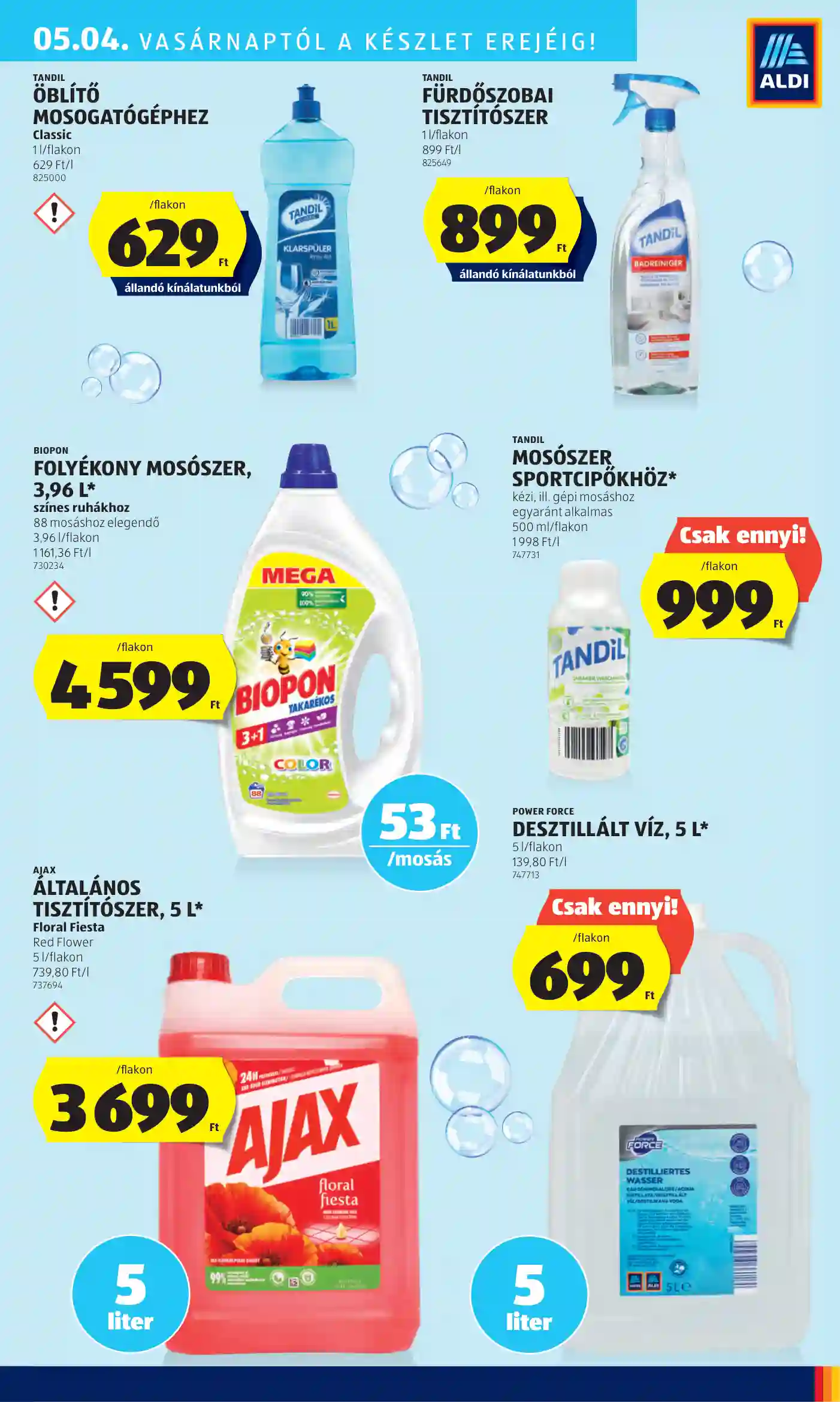 Aldi akciós újság 18. hét (33 oldal)