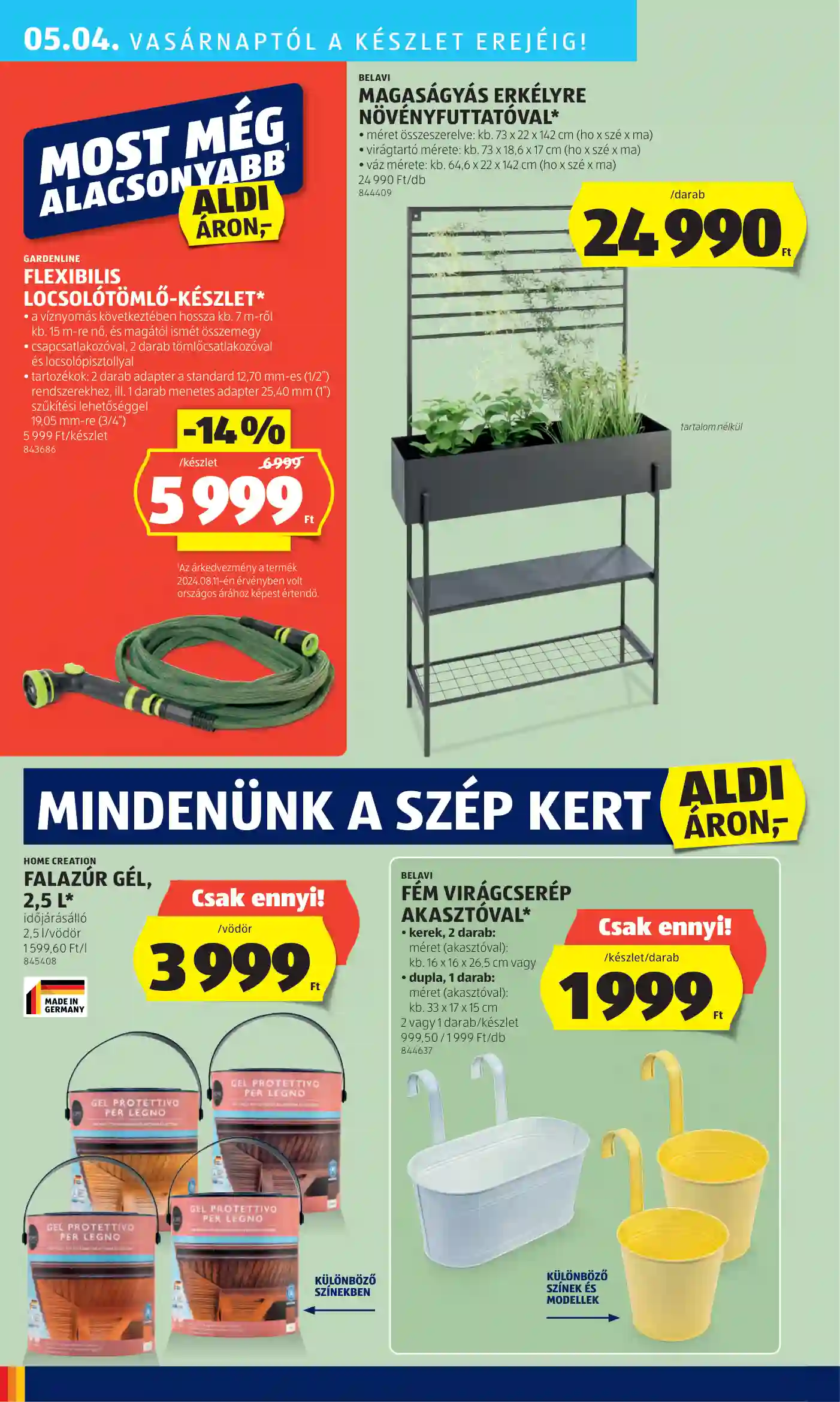 Aldi akciós újság 18. hét (34 oldal)