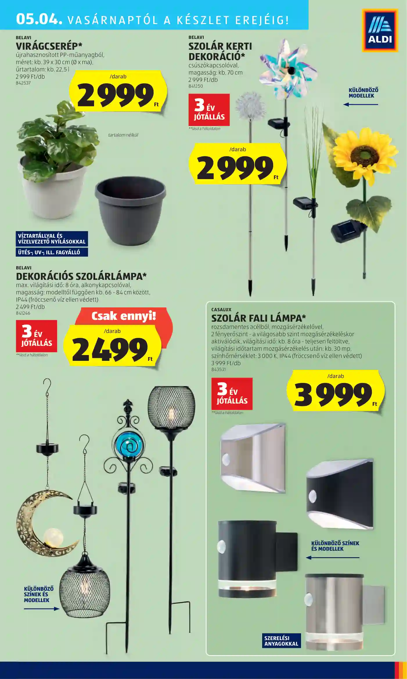 Aldi akciós újság 18. hét (36 oldal)