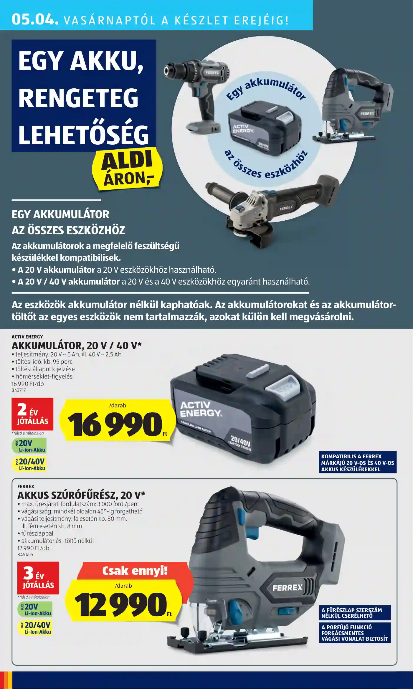 Aldi akciós újság 18. hét (37 oldal)
