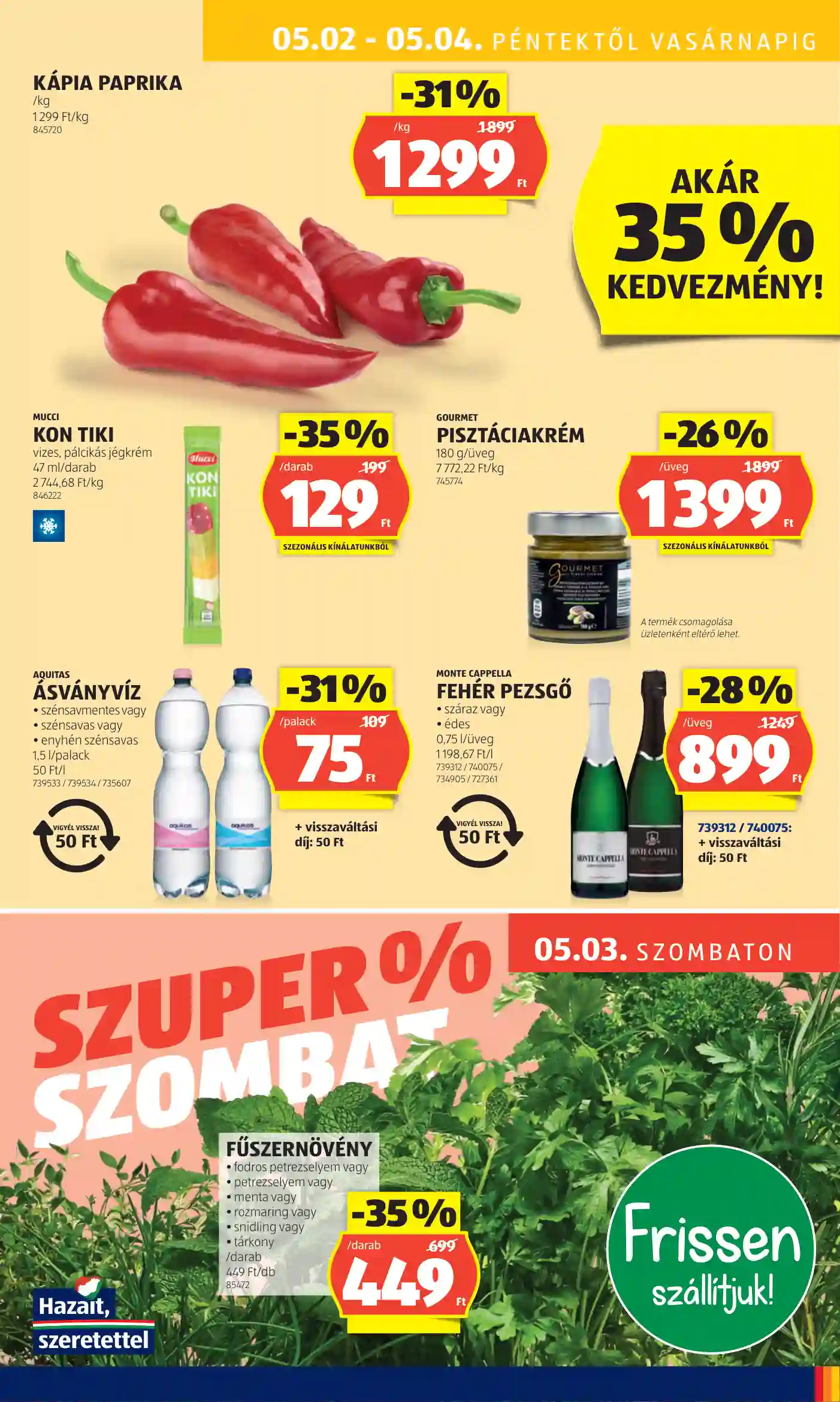 Aldi akciós újság 18. hét (40 oldal)