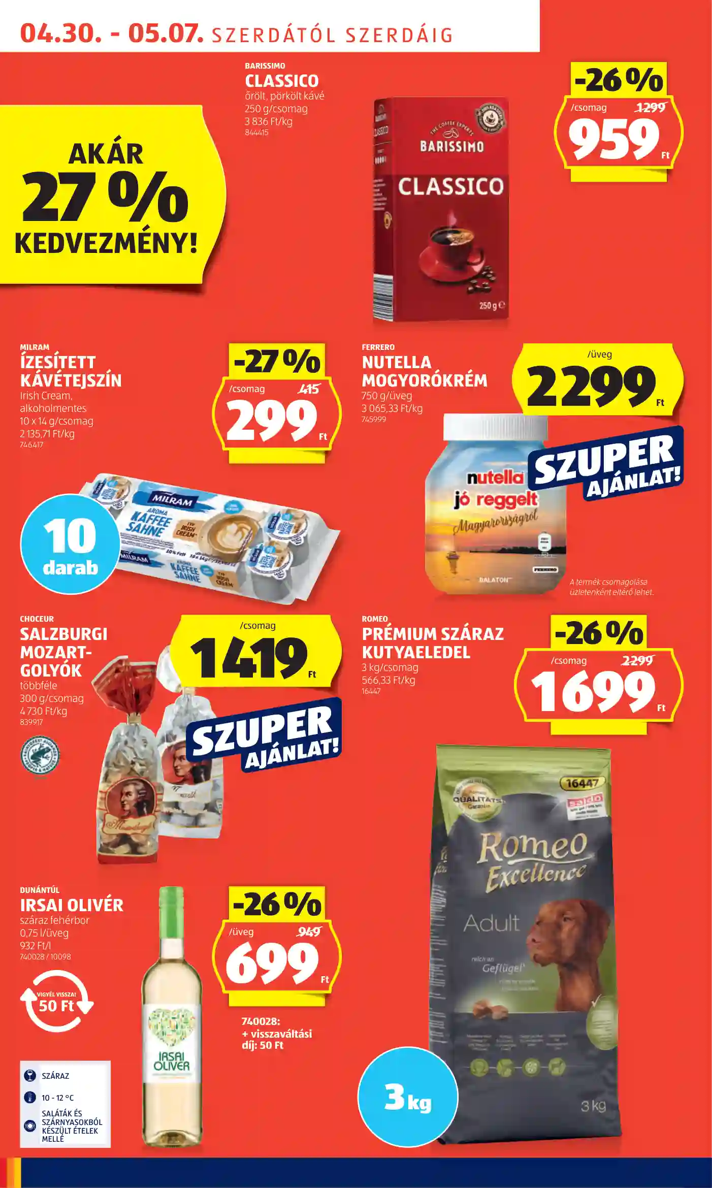 Aldi akciós újság 18. hét (46 oldal)