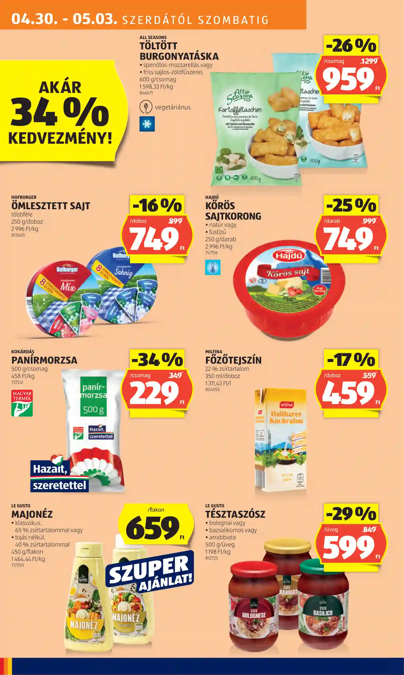 Aldi akciós újság 18. hét (48 oldal)