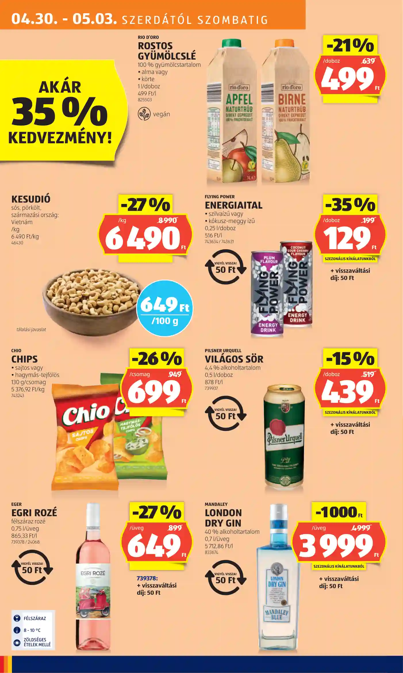 Aldi akciós újság 18. hét (50 oldal)
