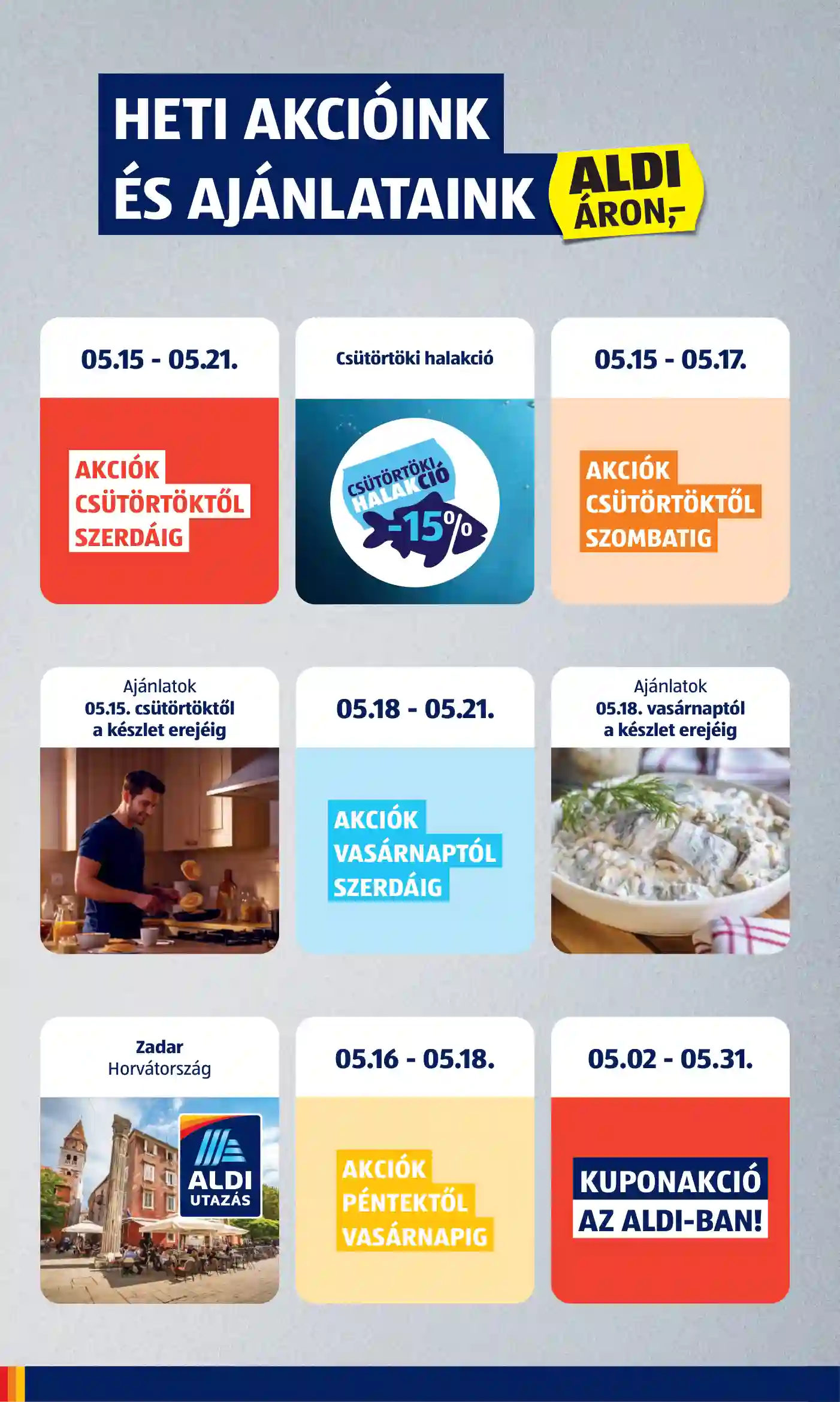 Aldi akciós újság 20. hét (2 oldal)