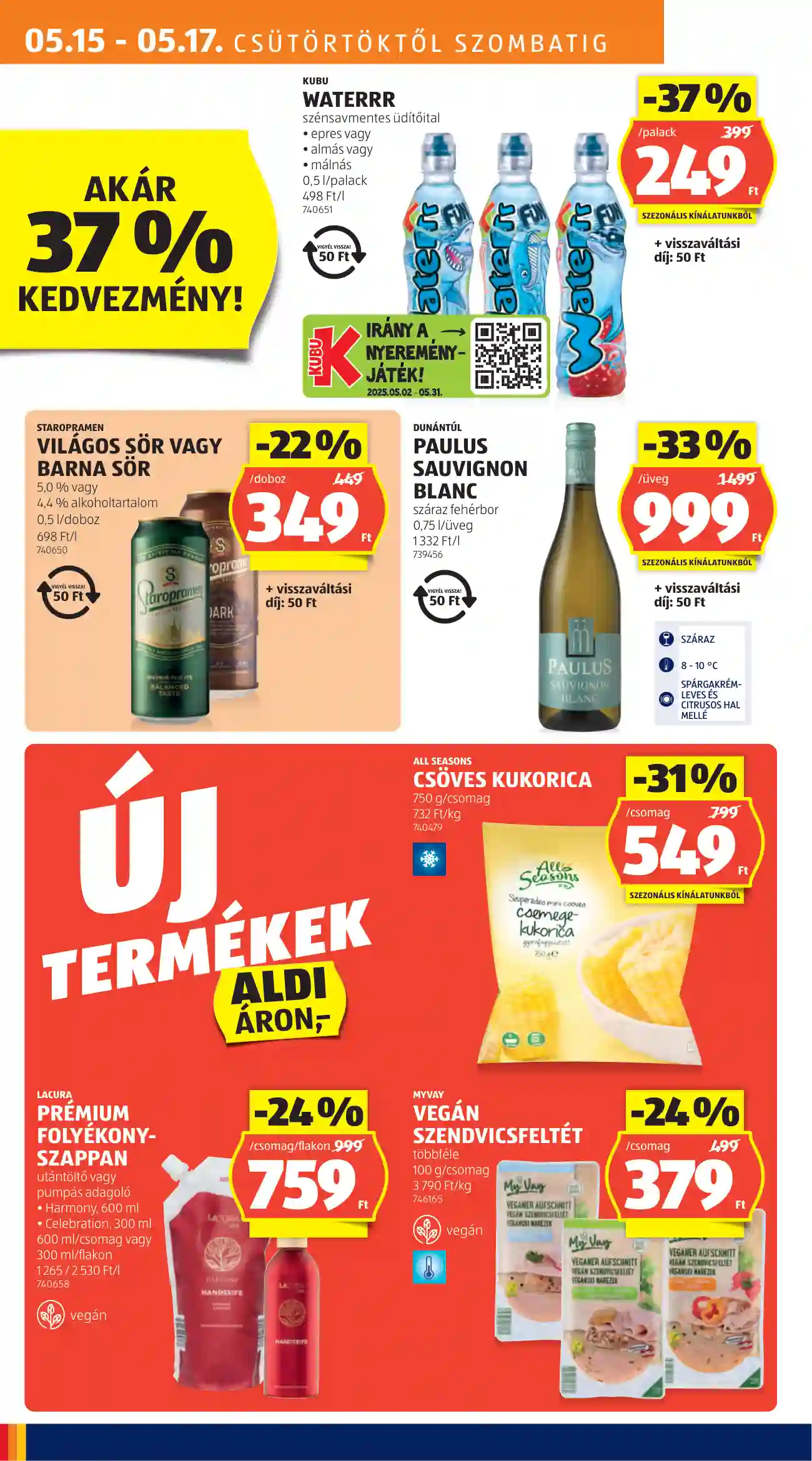 Aldi akciós újság 20. hét (4 oldal)
