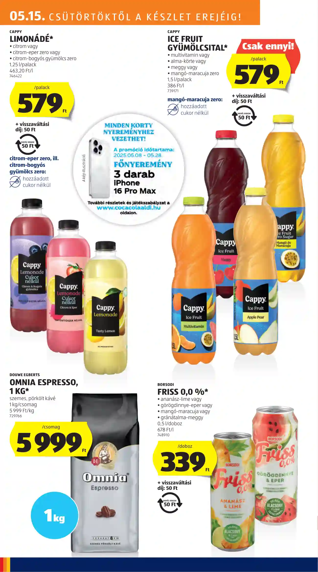 Aldi akciós újság 20. hét (6 oldal)