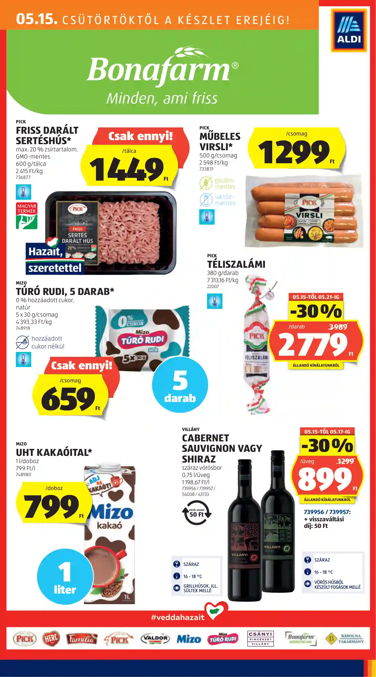 Aldi akciós újság 20. hét (7 oldal)