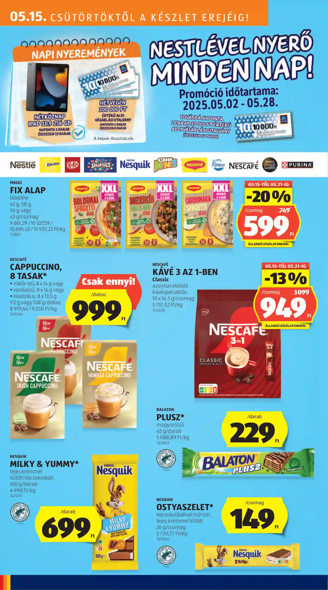 Aldi akciós újság 20. hét (8 oldal)