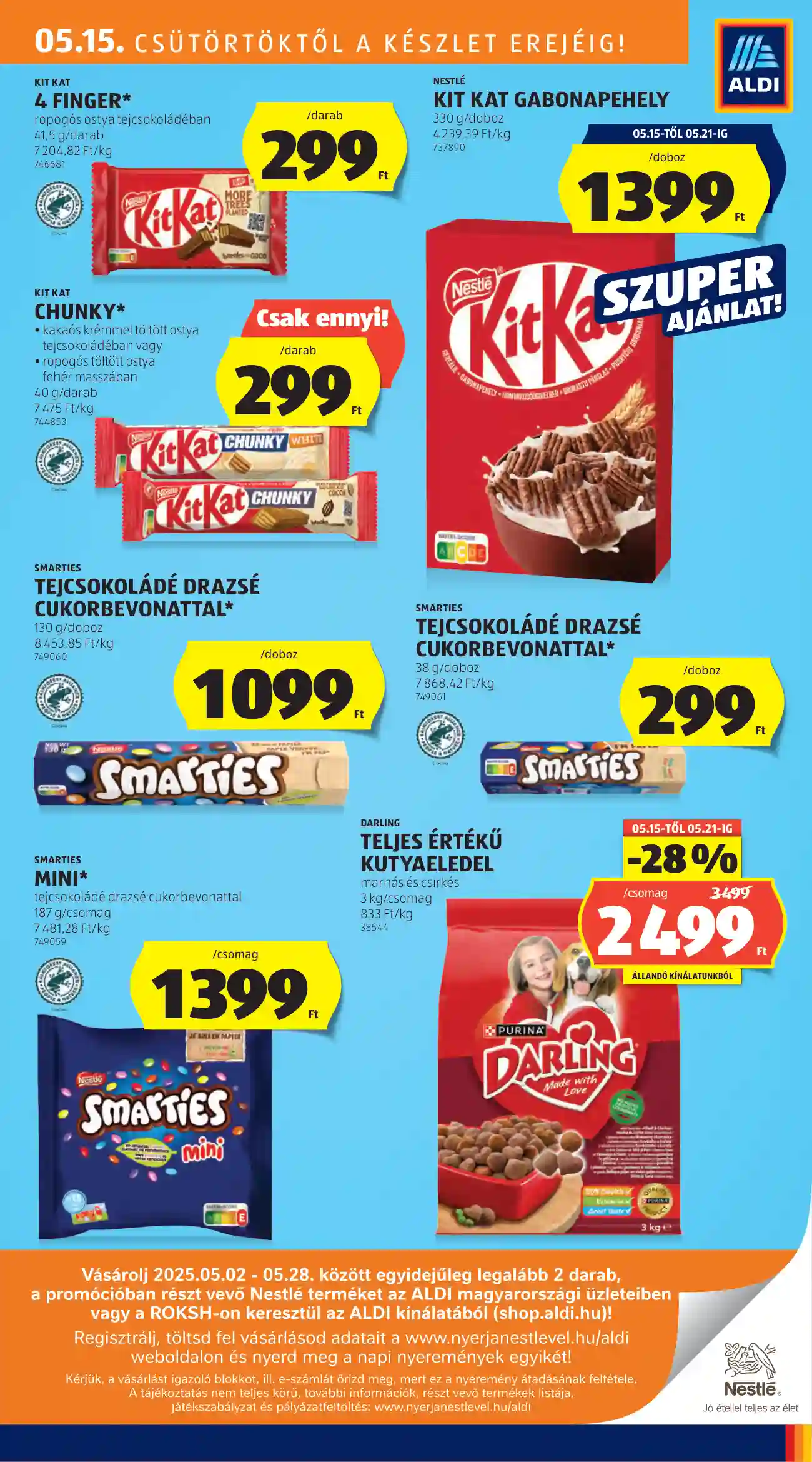 Aldi akciós újság 20. hét (9 oldal)