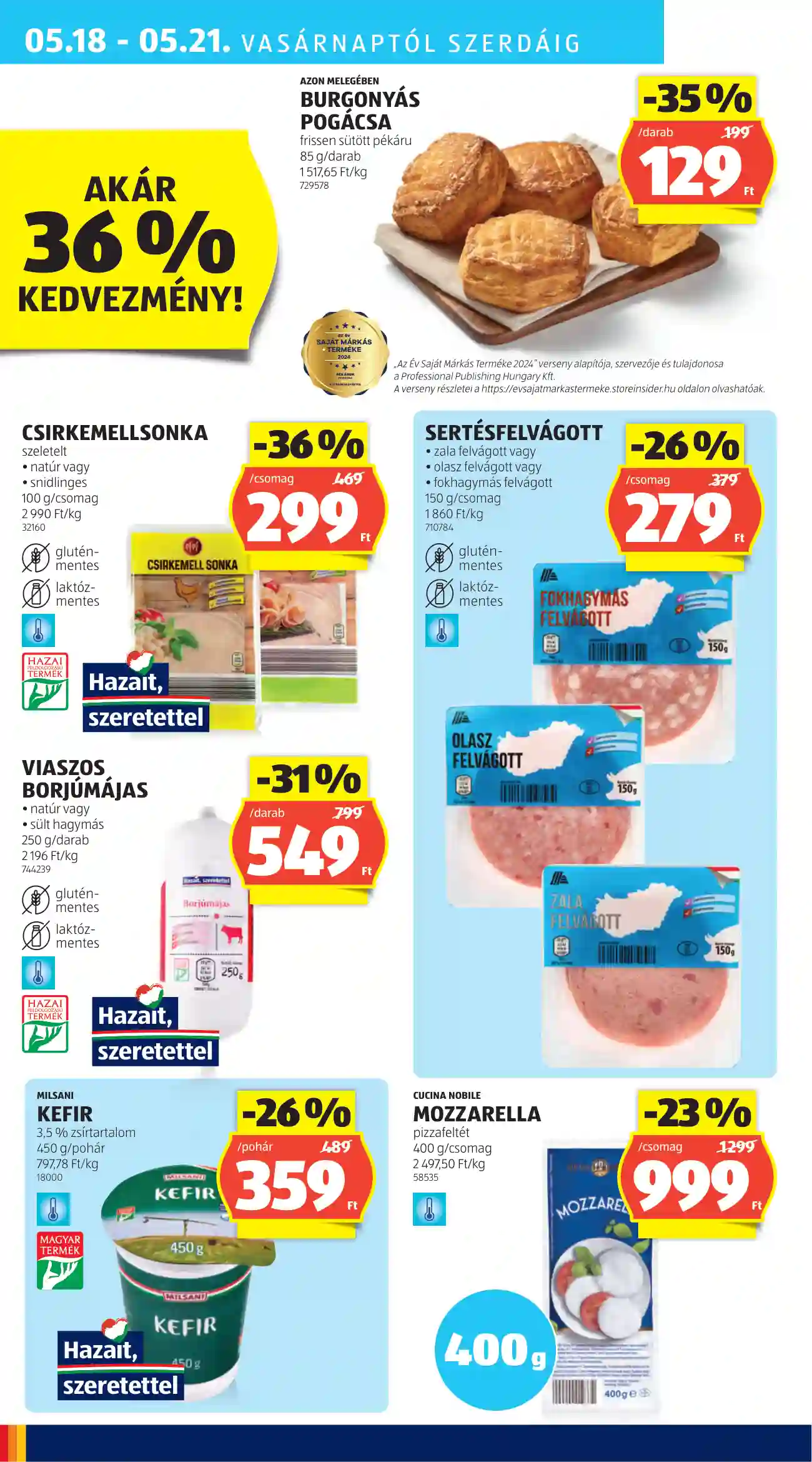 Aldi akciós újság 20. hét (21 oldal)