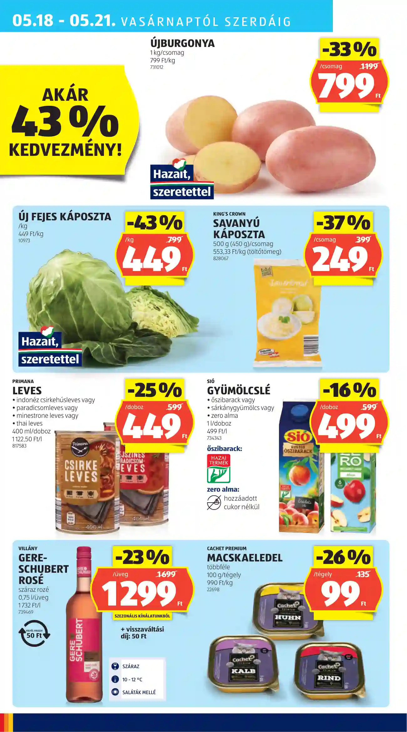 Aldi akciós újság 20. hét (23 oldal)