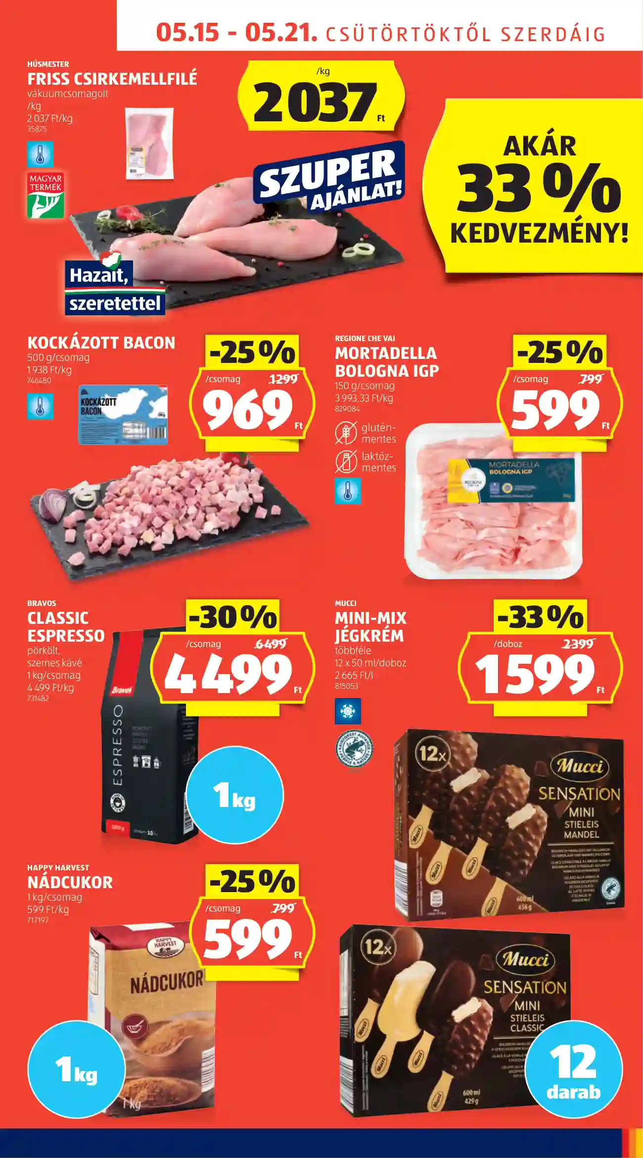 Aldi akciós újság 20. hét (35 oldal)