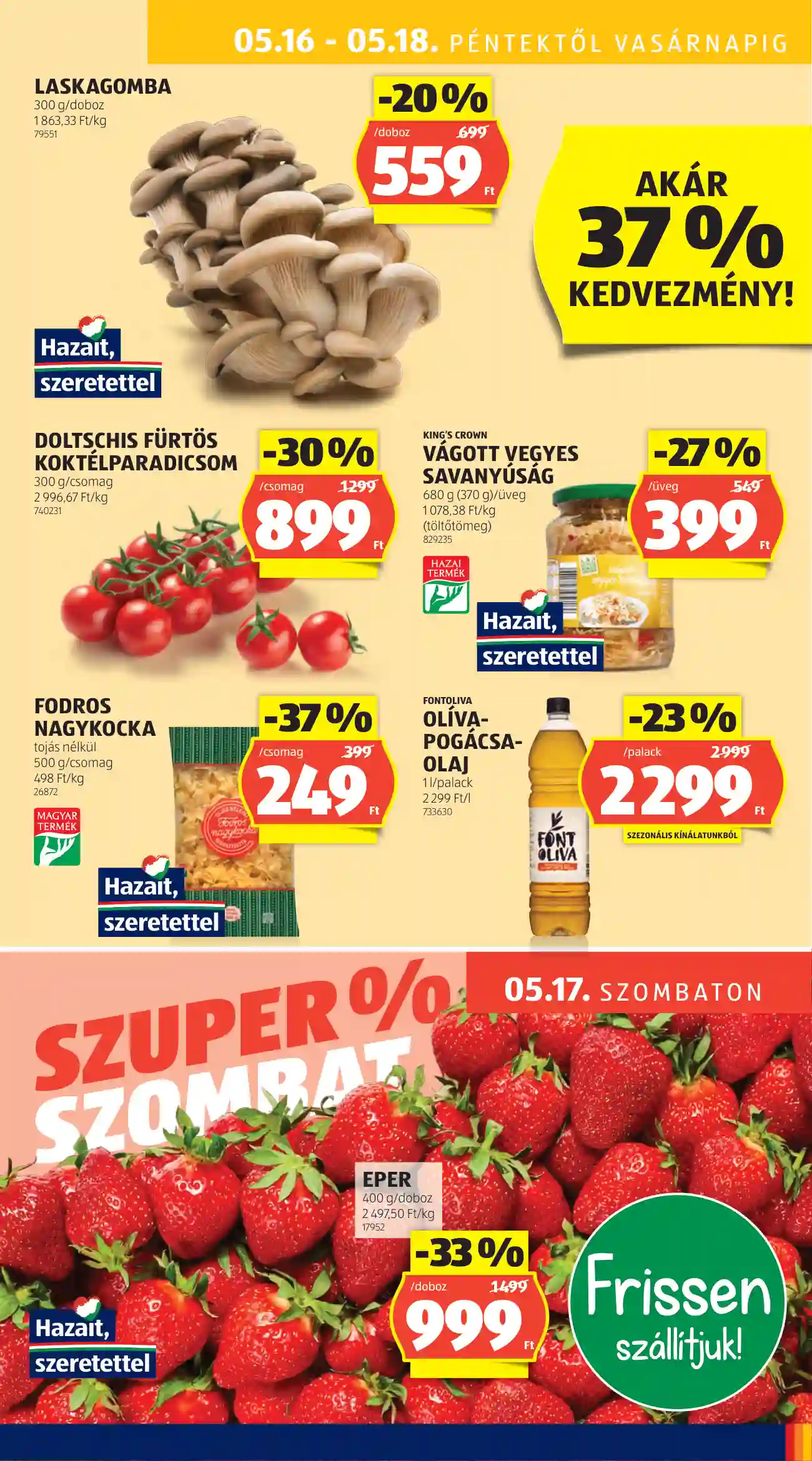 Aldi akciós újság 20. hét (49 oldal)