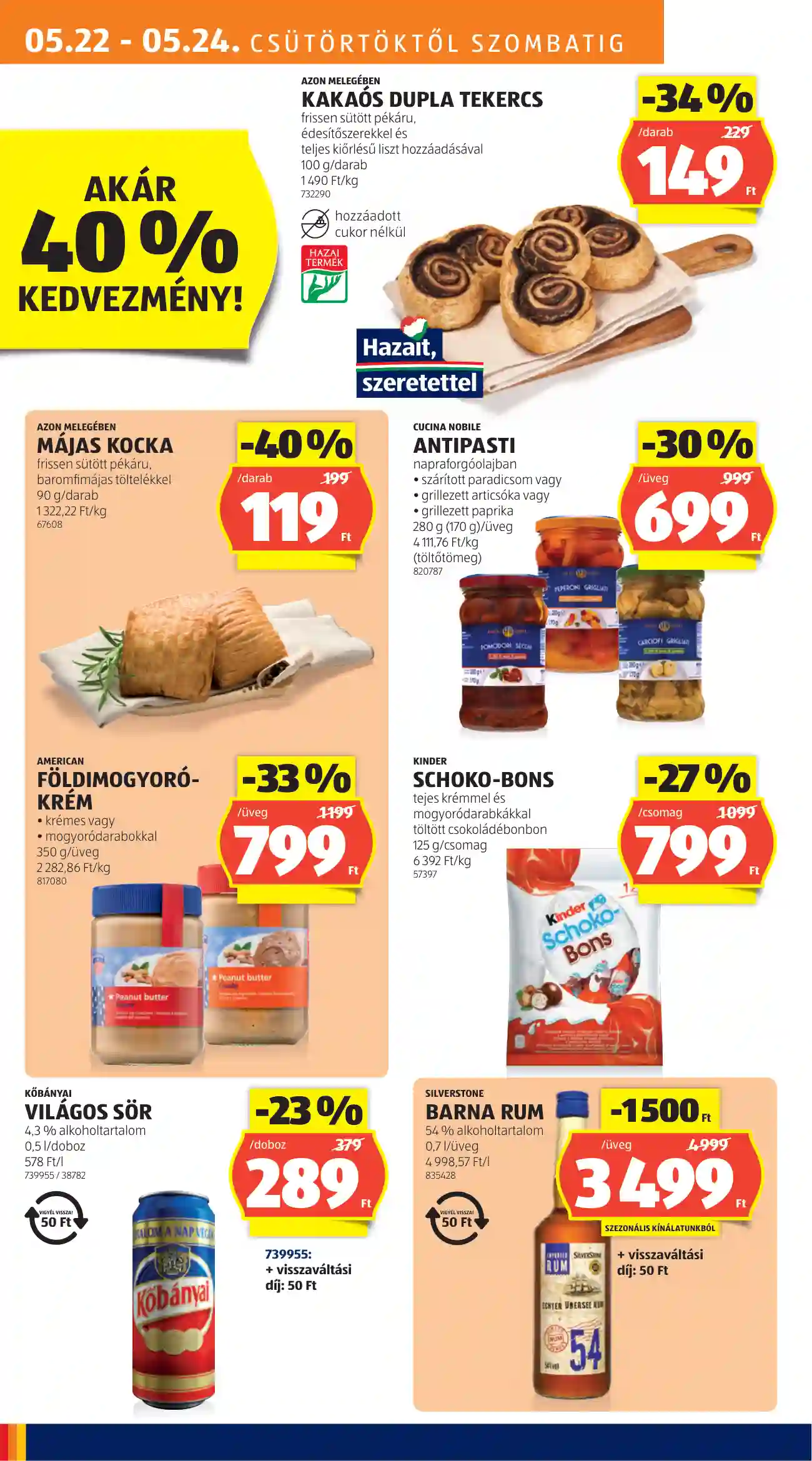 Aldi akciós újság 21. hét (4 oldal)