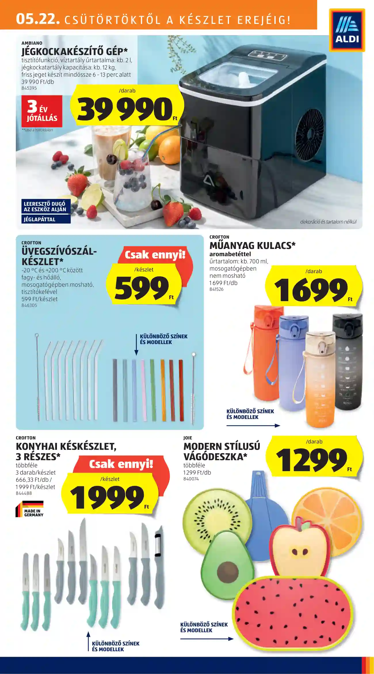 Aldi akciós újság 21. hét (16 oldal)