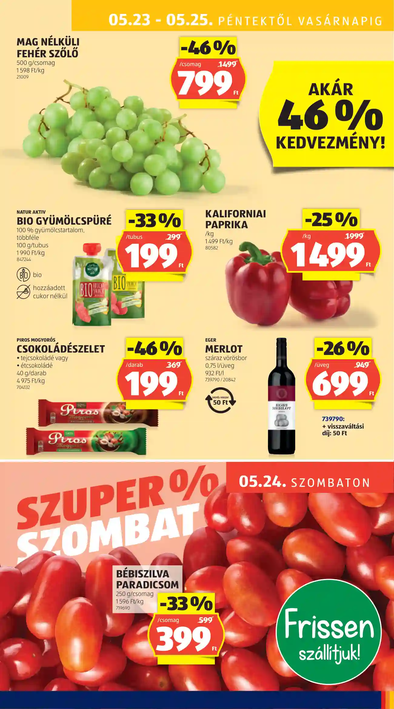 Aldi akciós újság 21. hét (49 oldal)