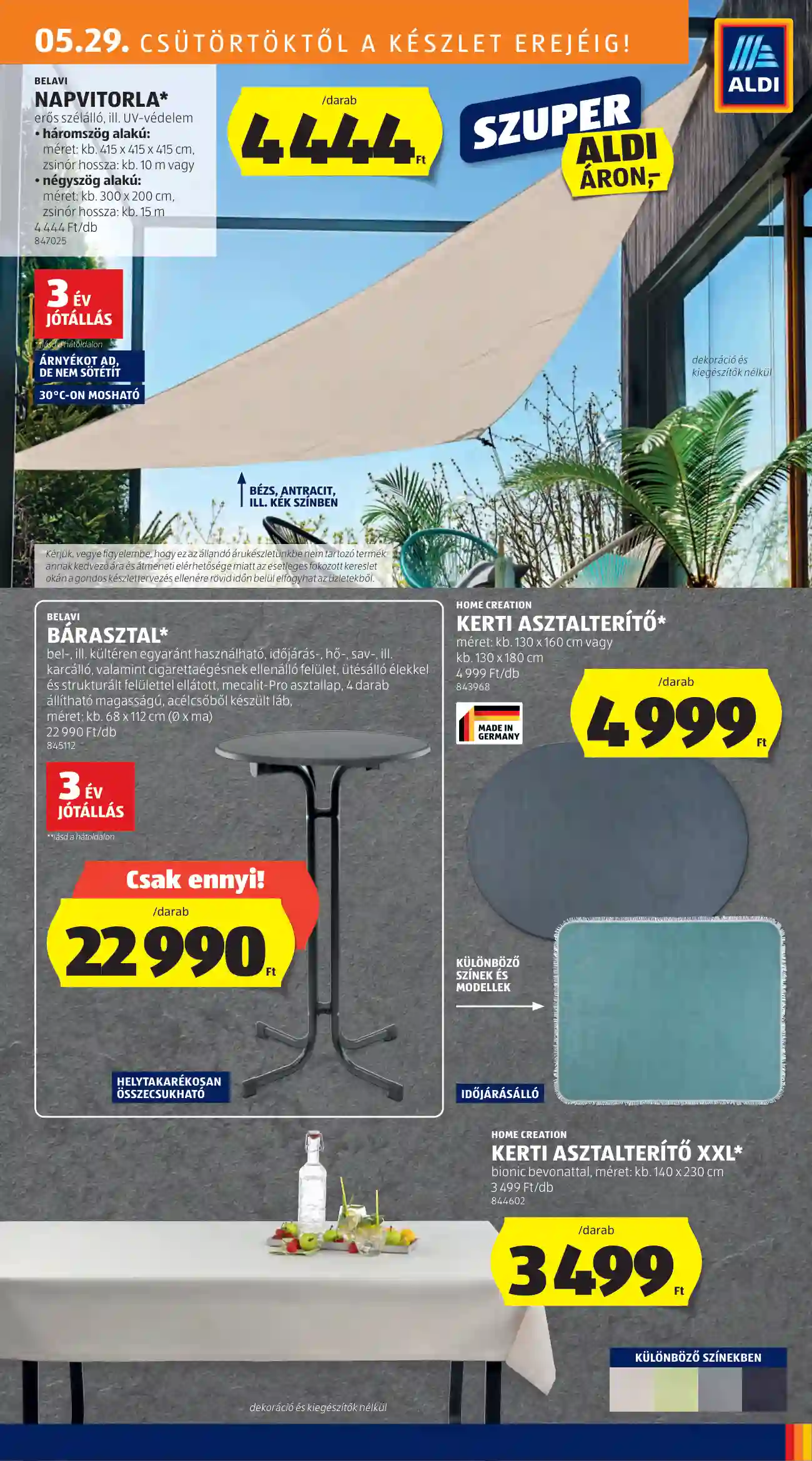 Aldi akciós újság 22. hét (11 oldal)