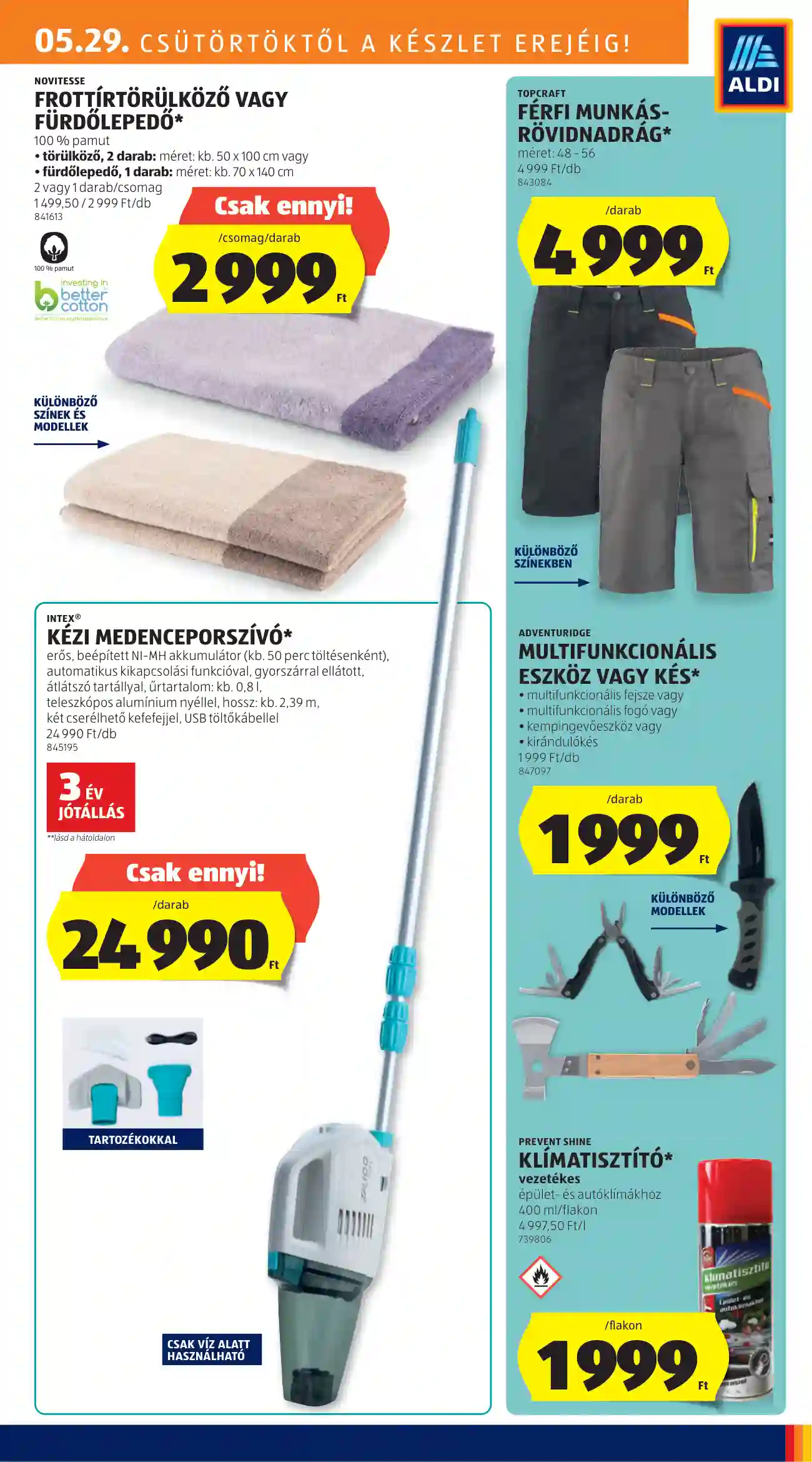Aldi akciós újság 22. hét (22 oldal)