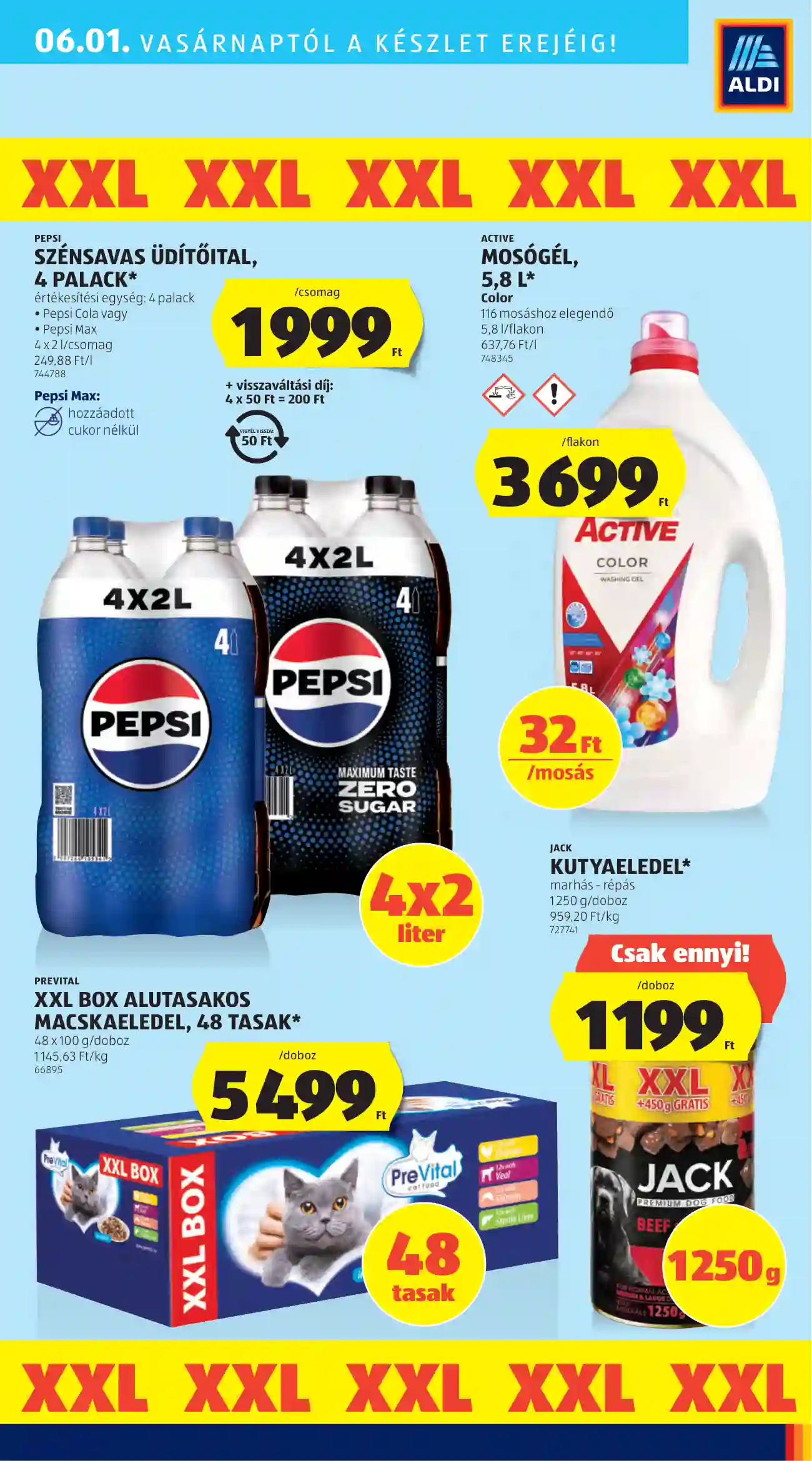Aldi akciós újság 22. hét (38 oldal)