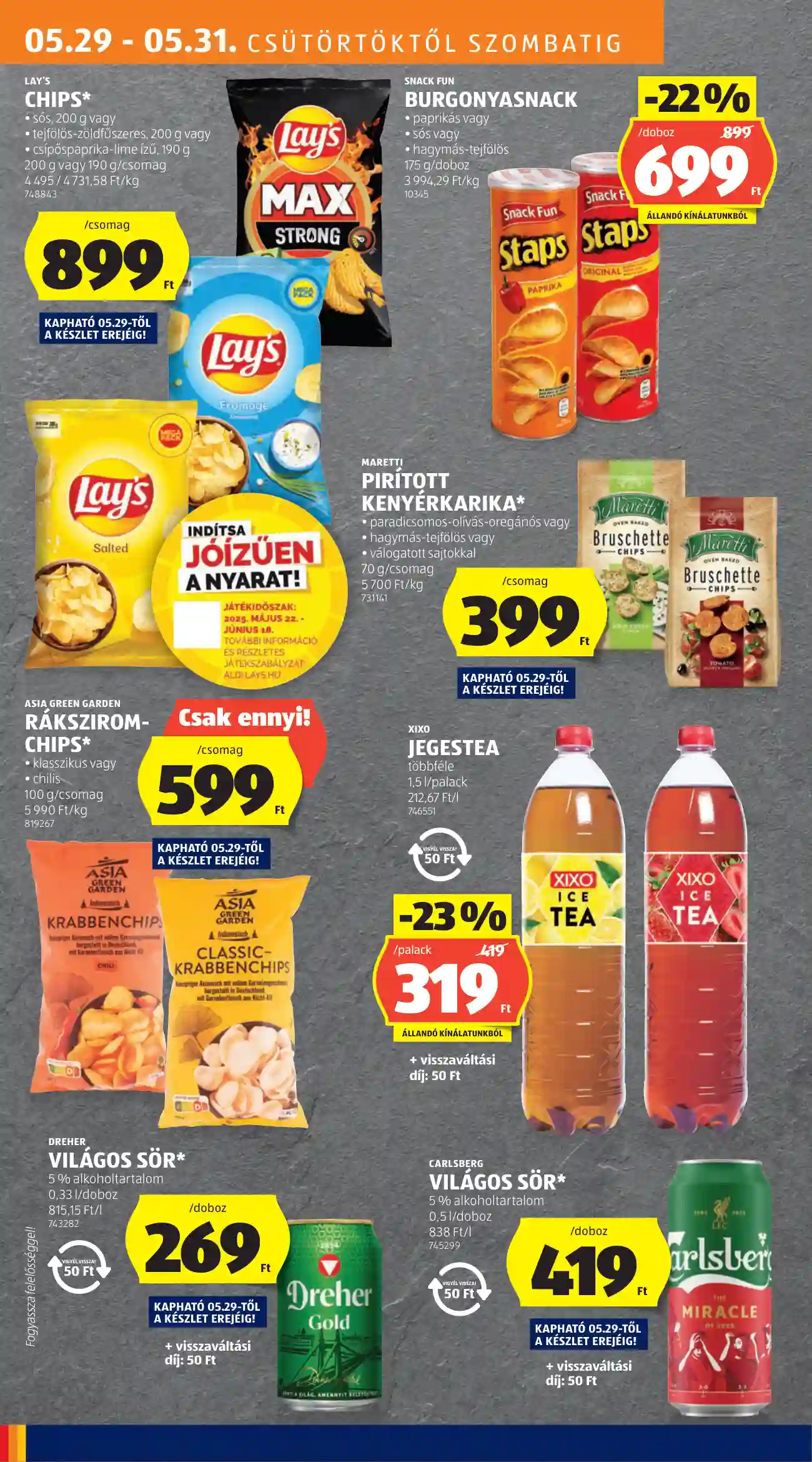 Aldi akciós újság 22. hét (15 oldal)