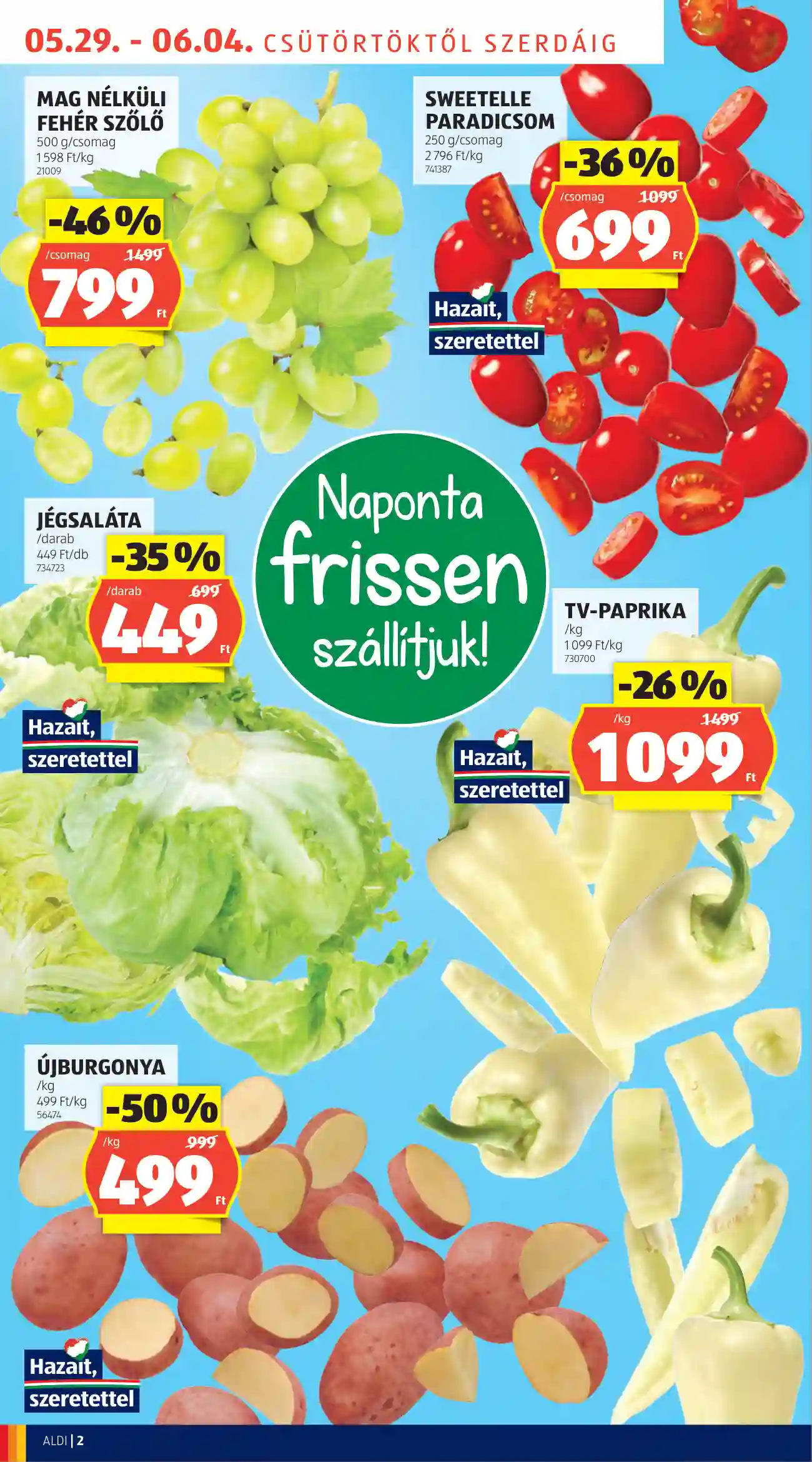 Aldi akciós újság 22. hét (24 oldal)