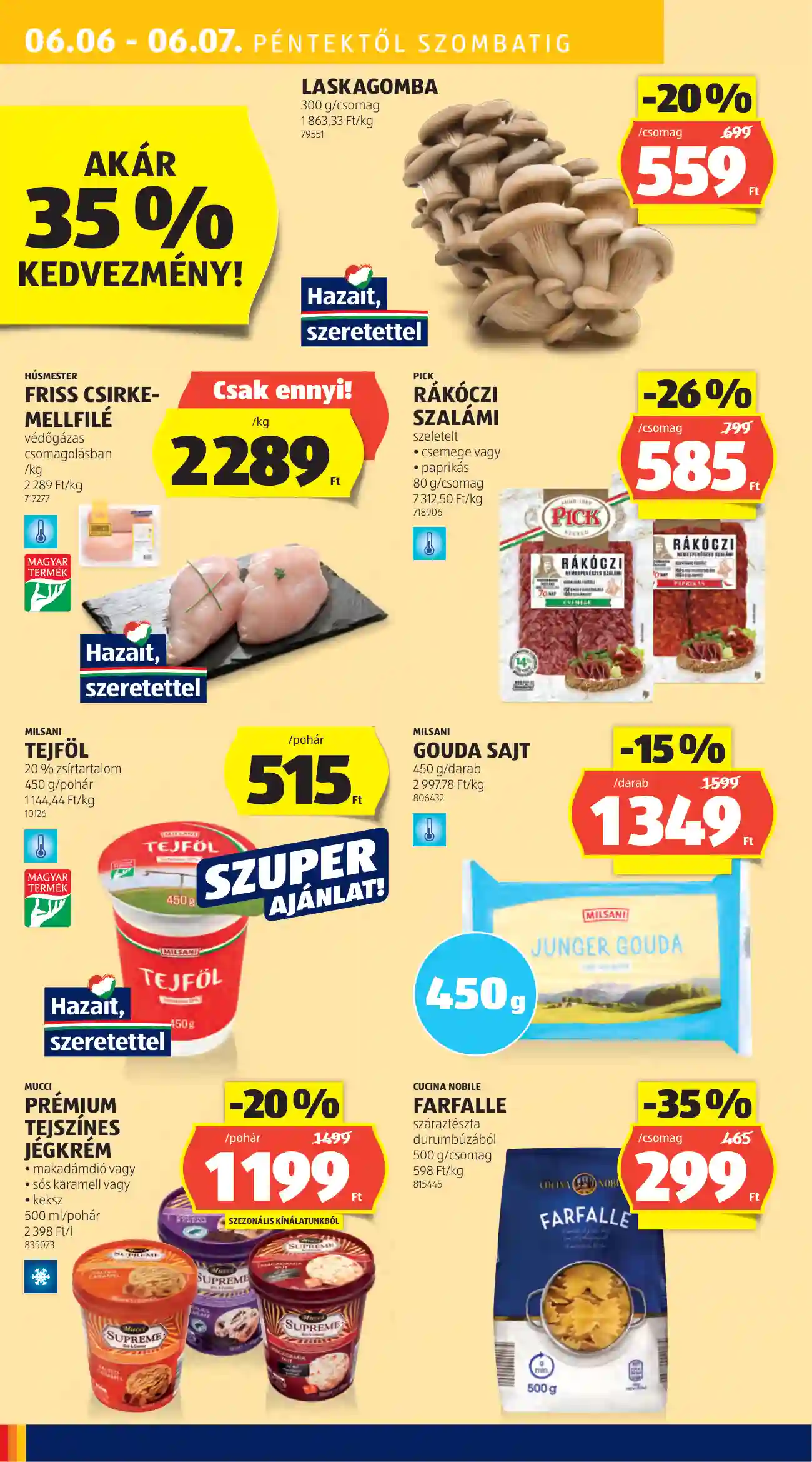 Aldi akciós újság 23. hét (39 oldal)