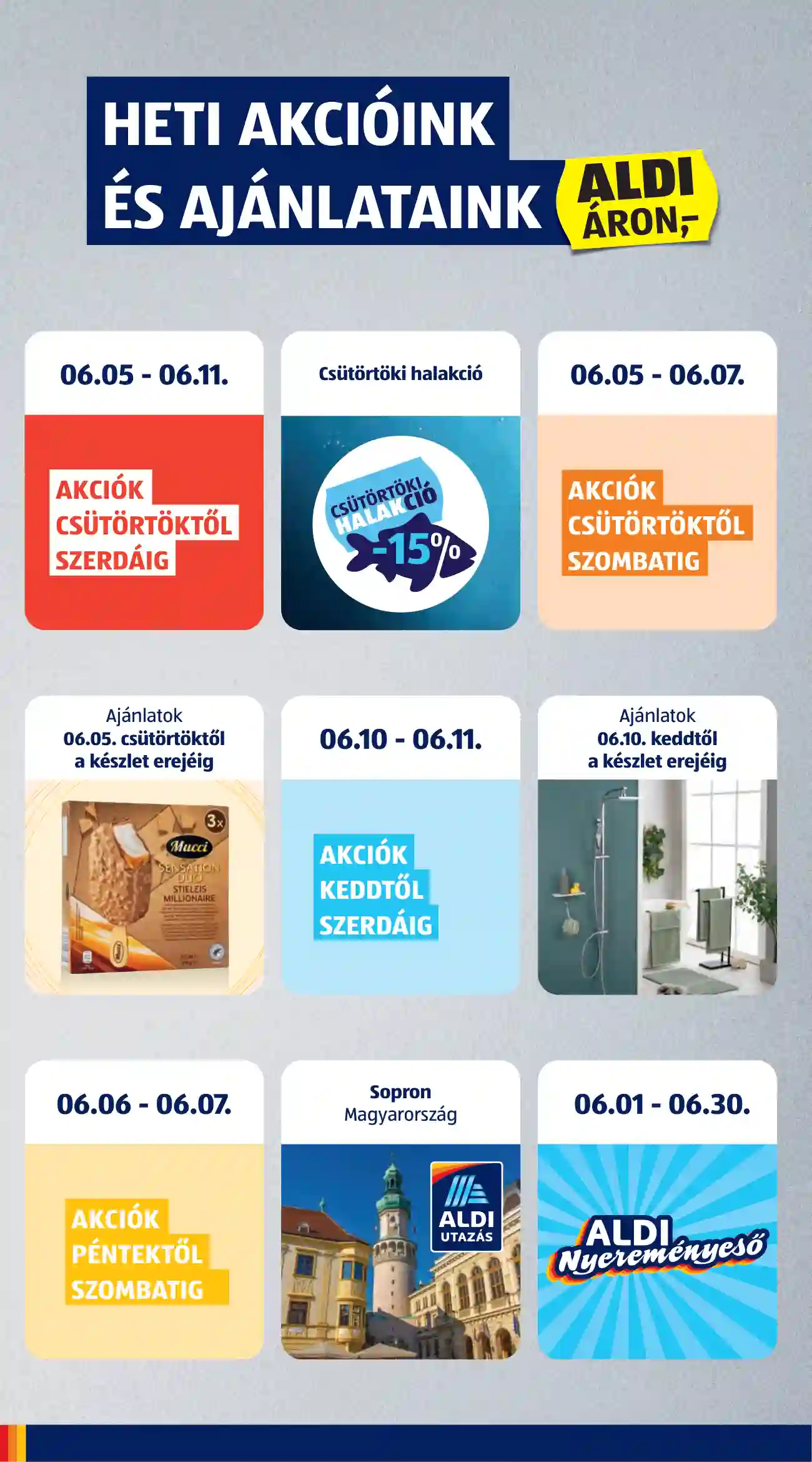 Aldi akciós újság 23. hét (2 oldal)