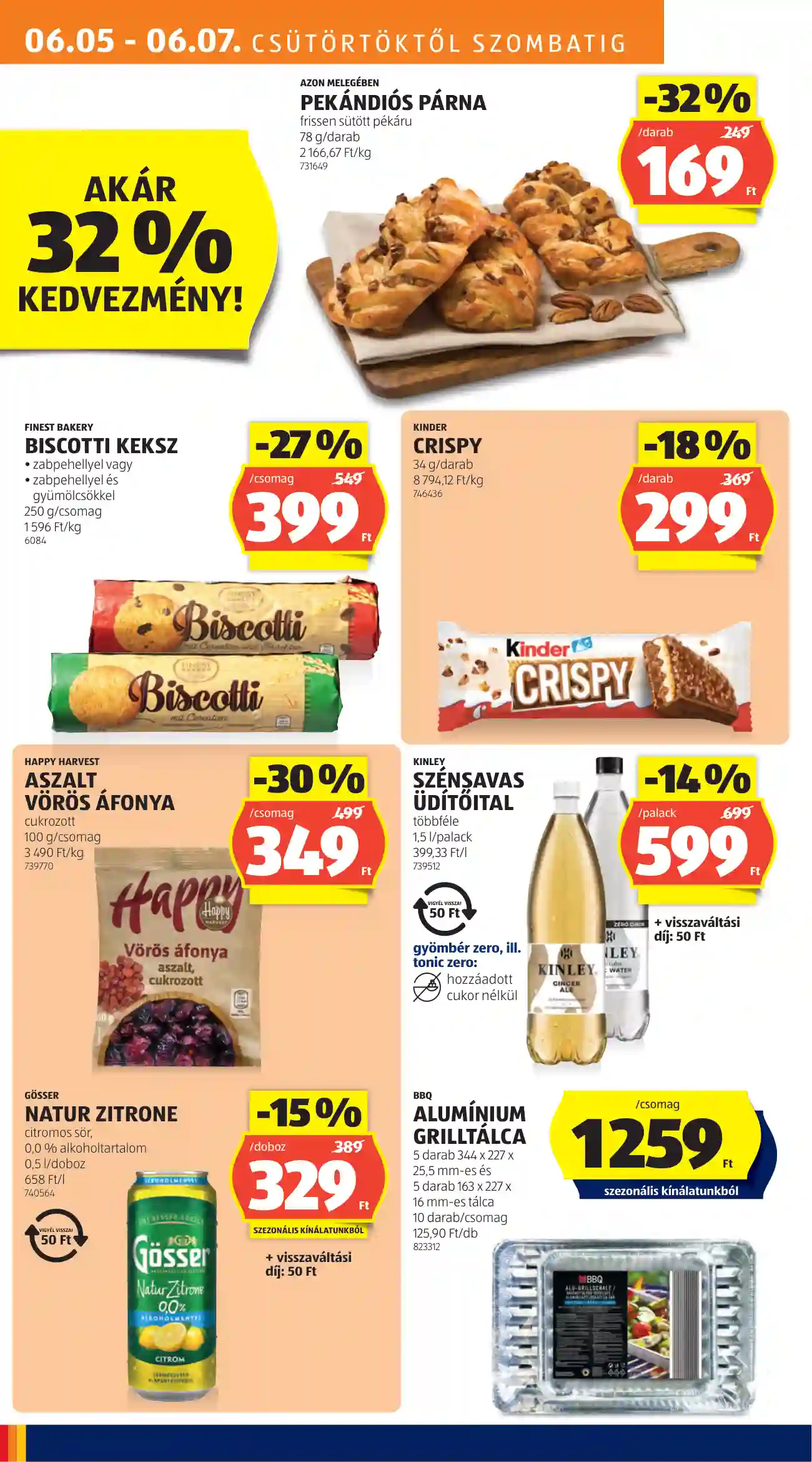 Aldi akciós újság 23. hét (4 oldal)