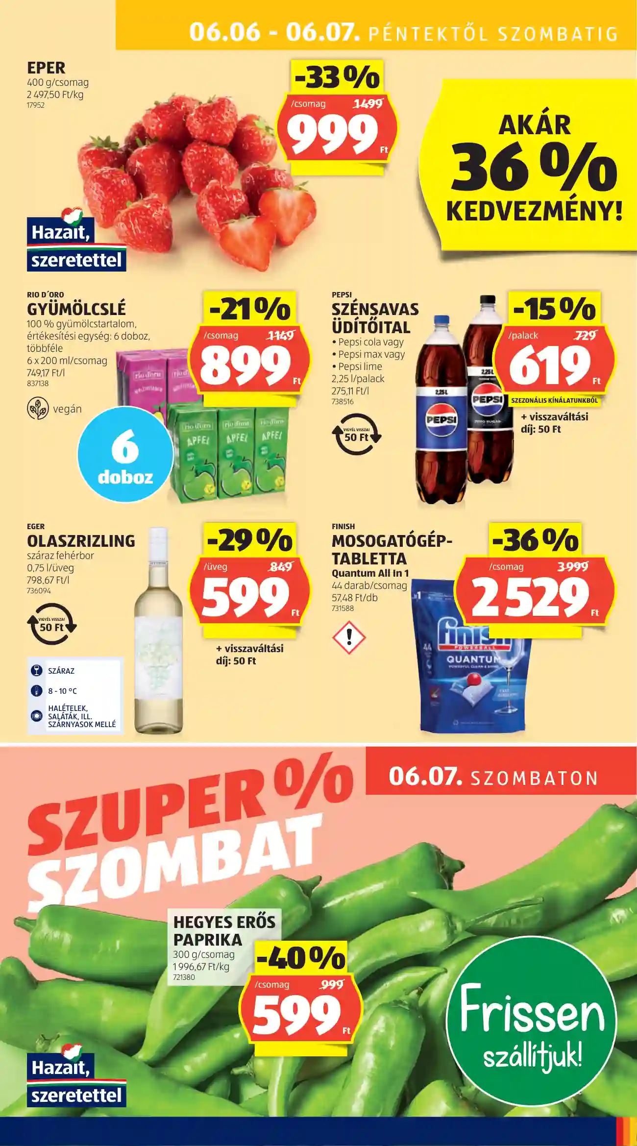 Aldi akciós újság 23. hét (40 oldal)