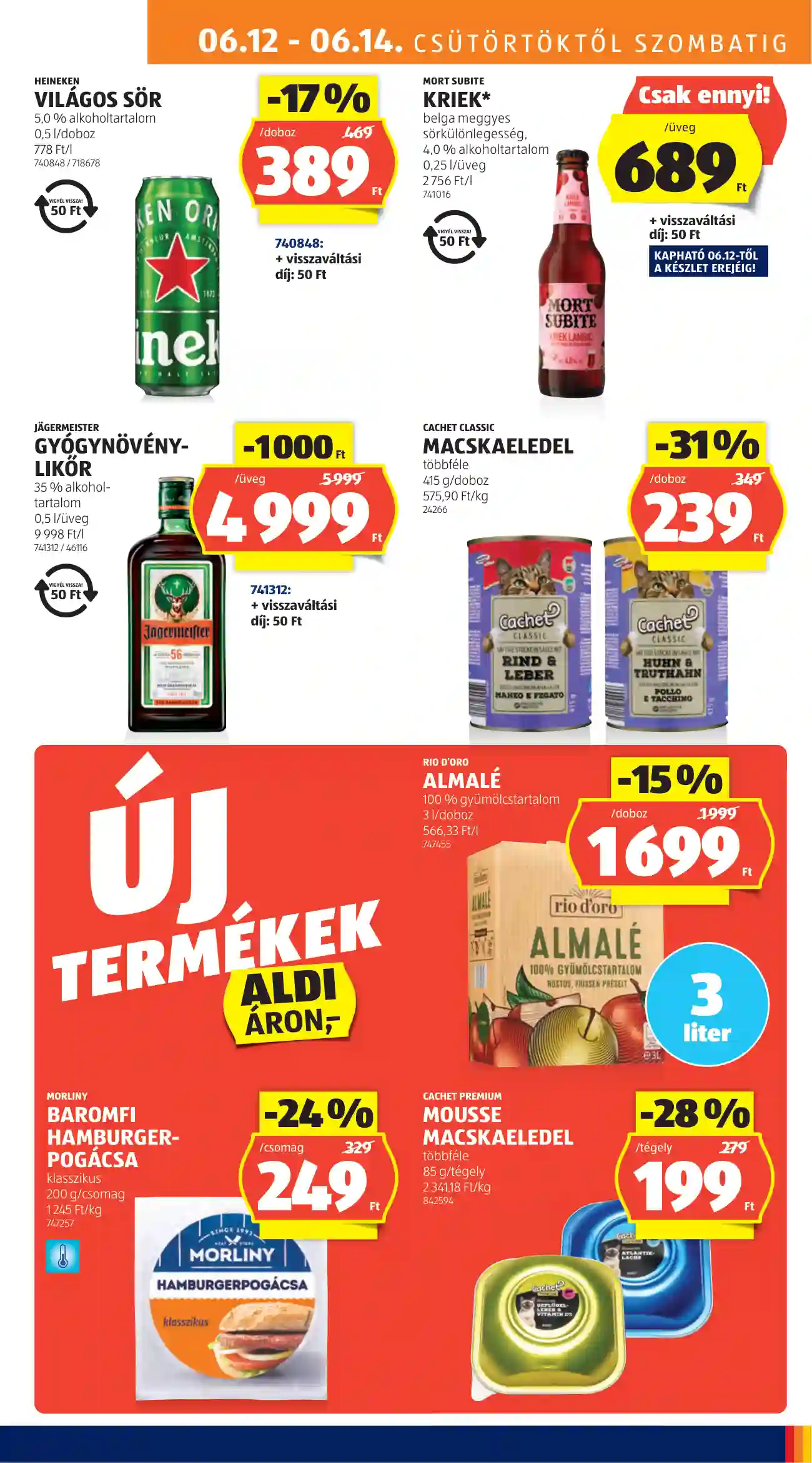 Aldi akciós újság 24. hét (5 oldal)