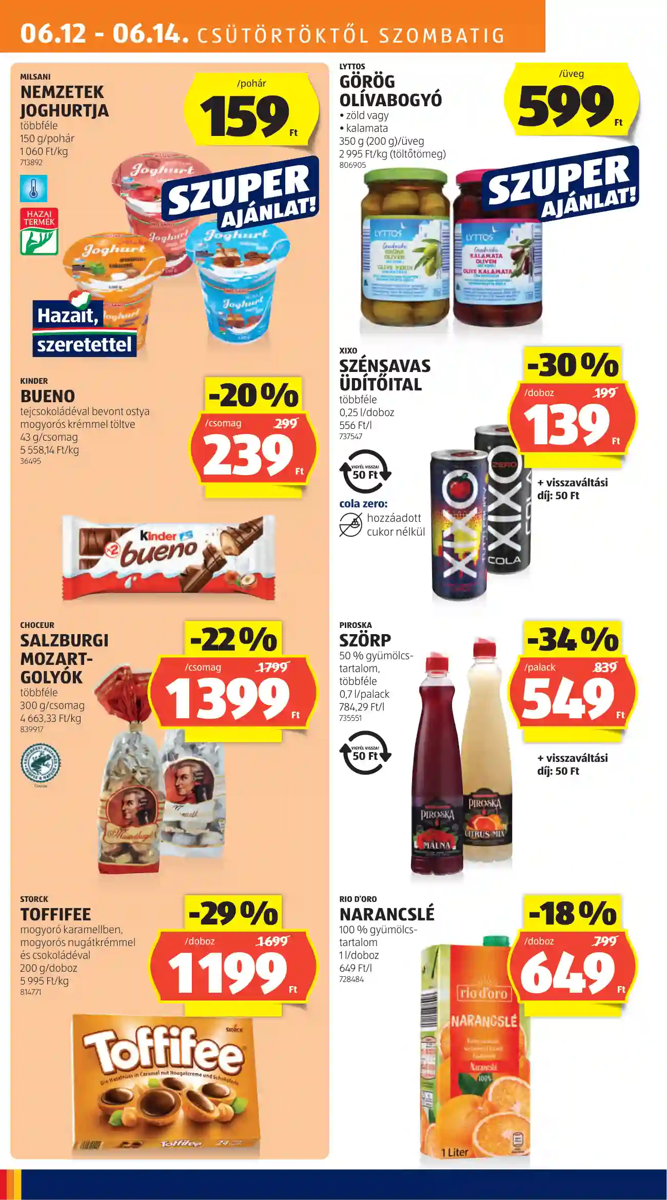 Aldi akciós újság 24. hét (4 oldal)